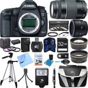Canon EOS 5D Mark IV 30.4MP Full Frame DSLR Camera with CMOS Sensor - Professional Photography Bundle for Wedding, Portrait & Landscape Shooting