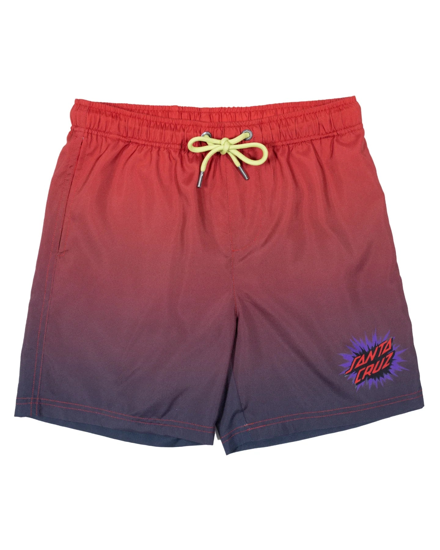 Santa Cruz Burst Oval Dot Boys Swim Trunks - Quick-Dry Board Shorts for Surfing, Swimming & Beach Fun
