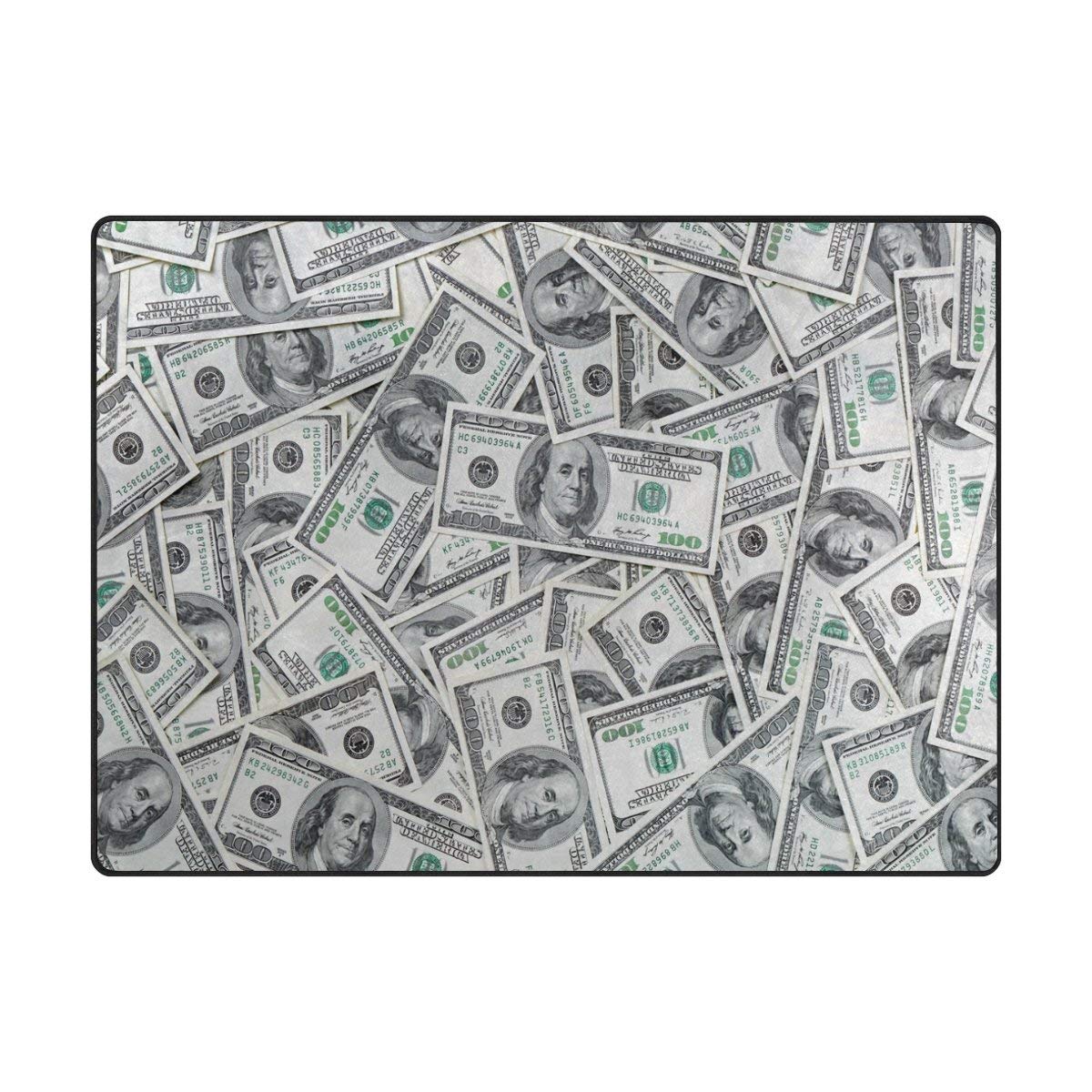 ALAZA Funny Dollar Money Print Area Rug - 5'3