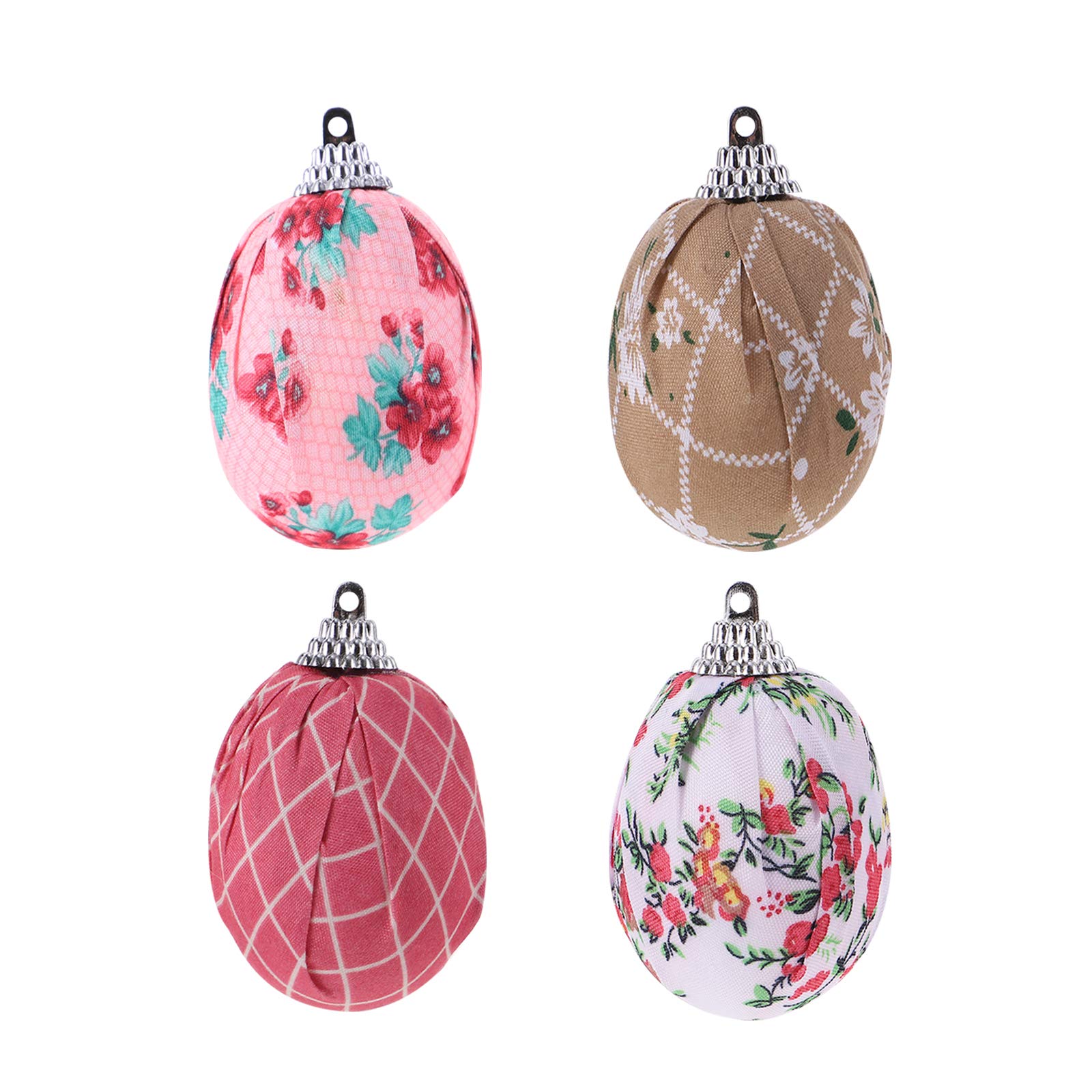 VALICLUD 4pcs Colorful Easter Egg Decorations - Hanging Pendant Party Supplies for Easter Celebrations, Home Decor, Spring Festivals & Kids Crafts