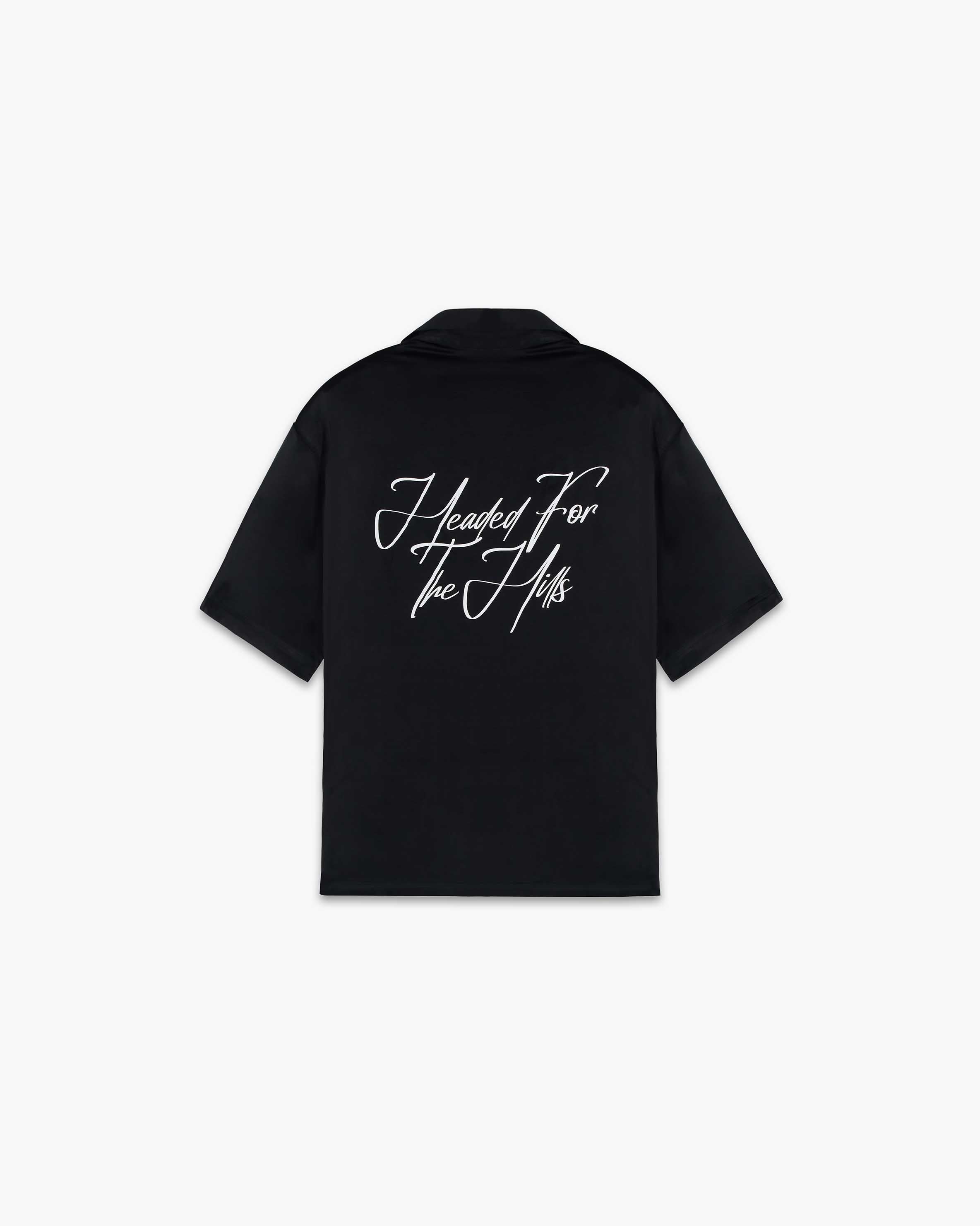 The Hills Shirt - Premium Black Cotton T-Shirt for Men | Casual Wear, Street Style & Everyday Comfort