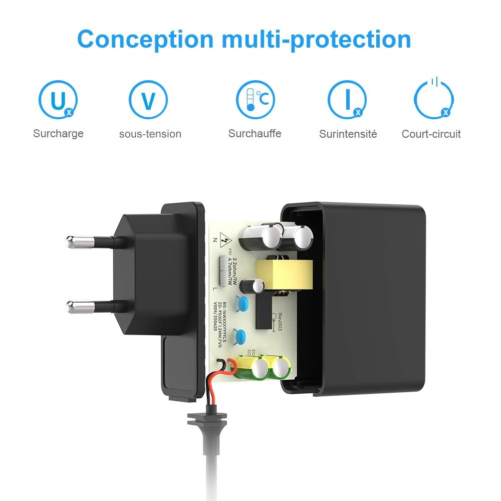 4.3V Charger for Philips OneBlade QP2520 QP2520/70 QP2520/72 QP2620 & Norelco OneBlade A00390 - Electric Shaver Power Adapter (Not Compatible with HQ8505/HQ850) - Perfect for Travel & Home Grooming
