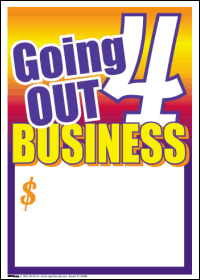 100-Pack Business Sale Tags - Perfect for Store Closures, Liquidation Sales & Clearance Events