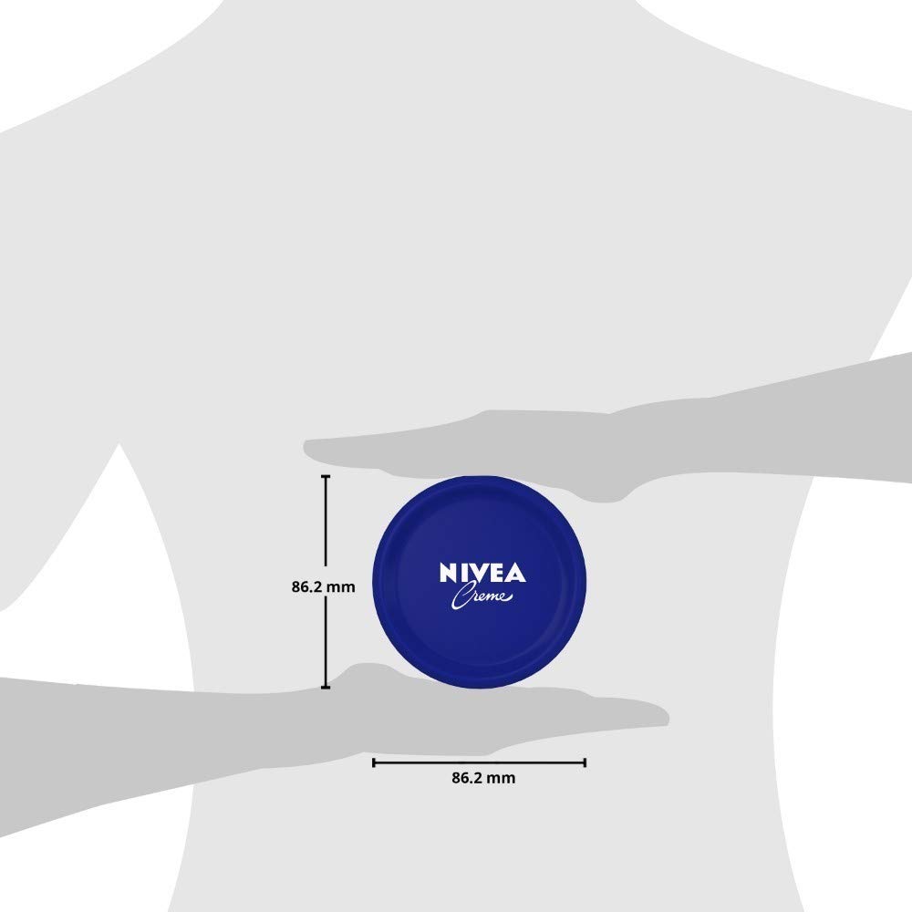 Nivea Moisturizing Cream for Dry Skin - 600ml Hydrating Face & Body Lotion | Daily Moisture for Normal Skin | Ideal for Winter Care & Post-Shower Hydration