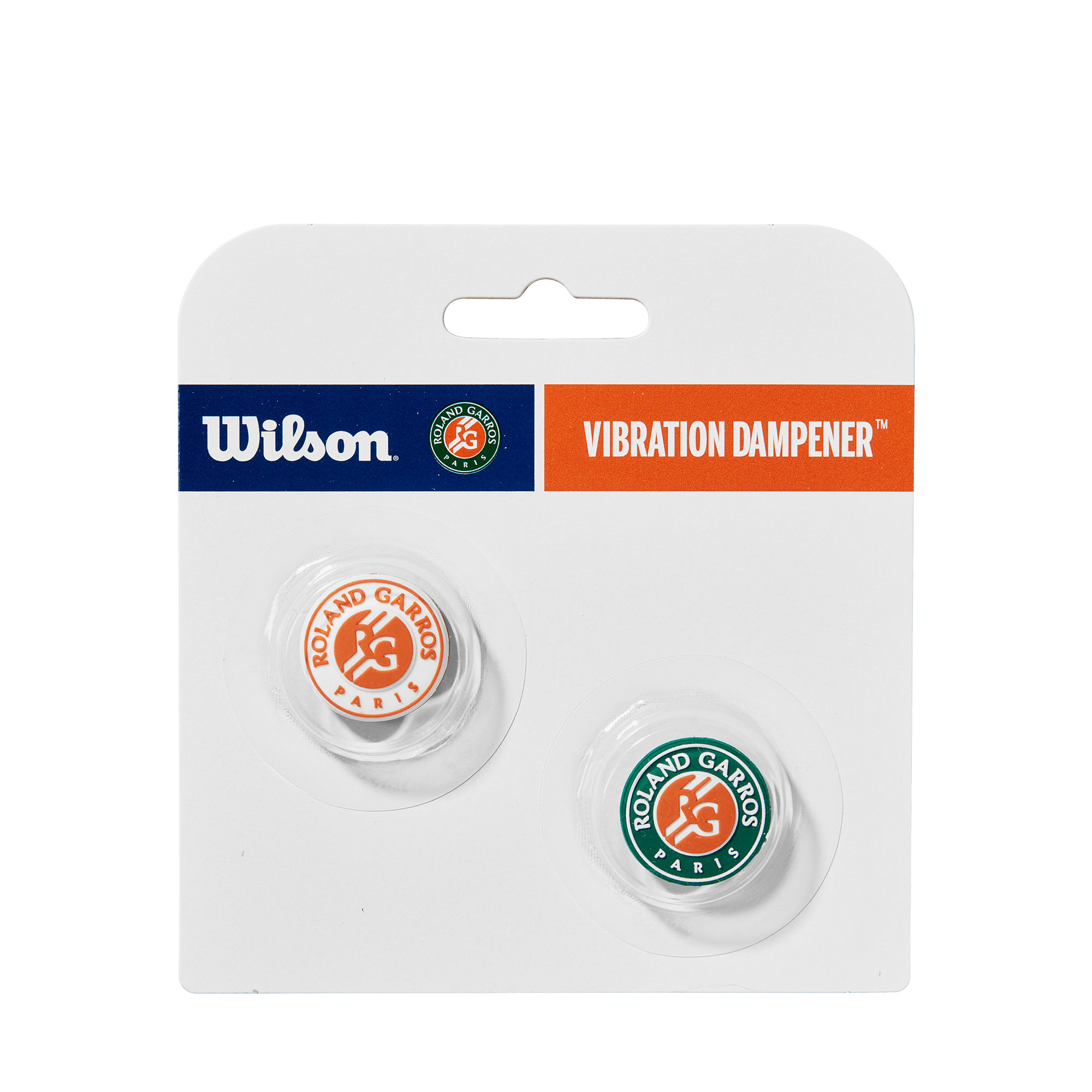 Wilson Roland Garros Tennis Vibration Dampener - Shock Absorber for Tennis Rackets | Reduces Vibration & Improves Comfort | Perfect for Clay Court & Hard Court Play