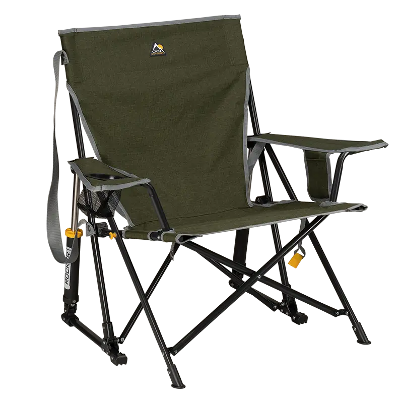 Kickback Rocker™ - Portable Folding Rocking Chair for Outdoor, Camping & Relaxation - Perfect for Patio, Beach, Backyard & Travel