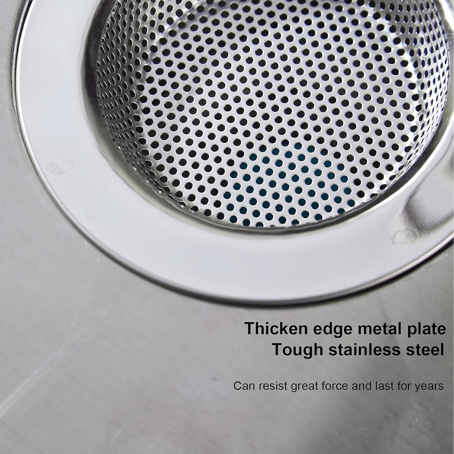 Premium Stainless Steel Kitchen Sink Strainer - 4.5
