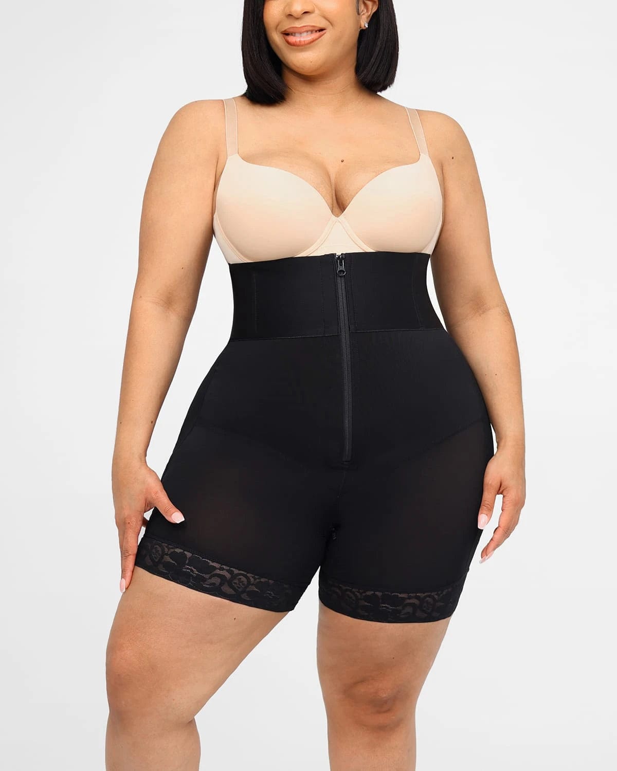 AirSlim® Plus Curve High Waist Shaping Shorts for Women - Tummy Control & Butt Lifting Workout Shorts - Perfect for Yoga, Gym & Everyday Wear