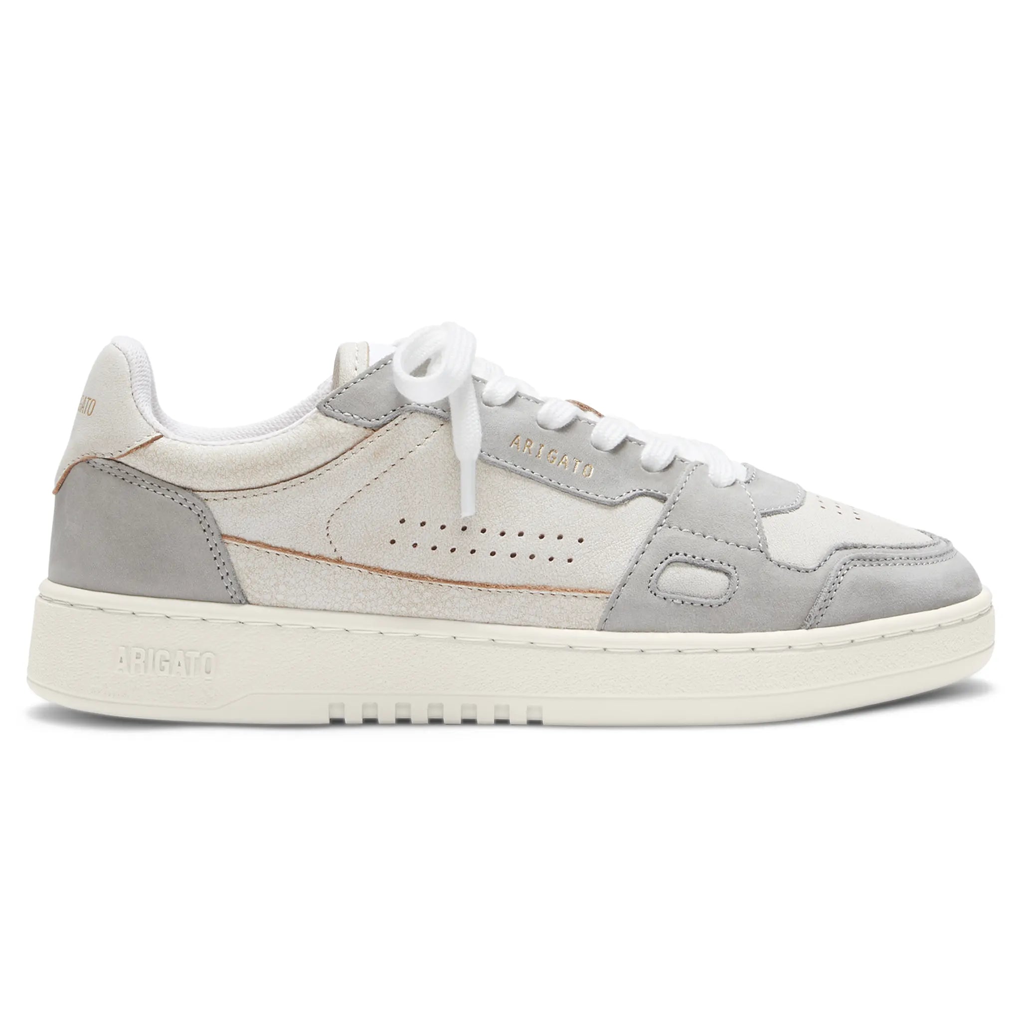 Axel Arigato Dice Low Beige Light Grey Sneakers for Men - Minimalist Casual Shoes | Perfect for Streetwear, Office & Everyday Outfits