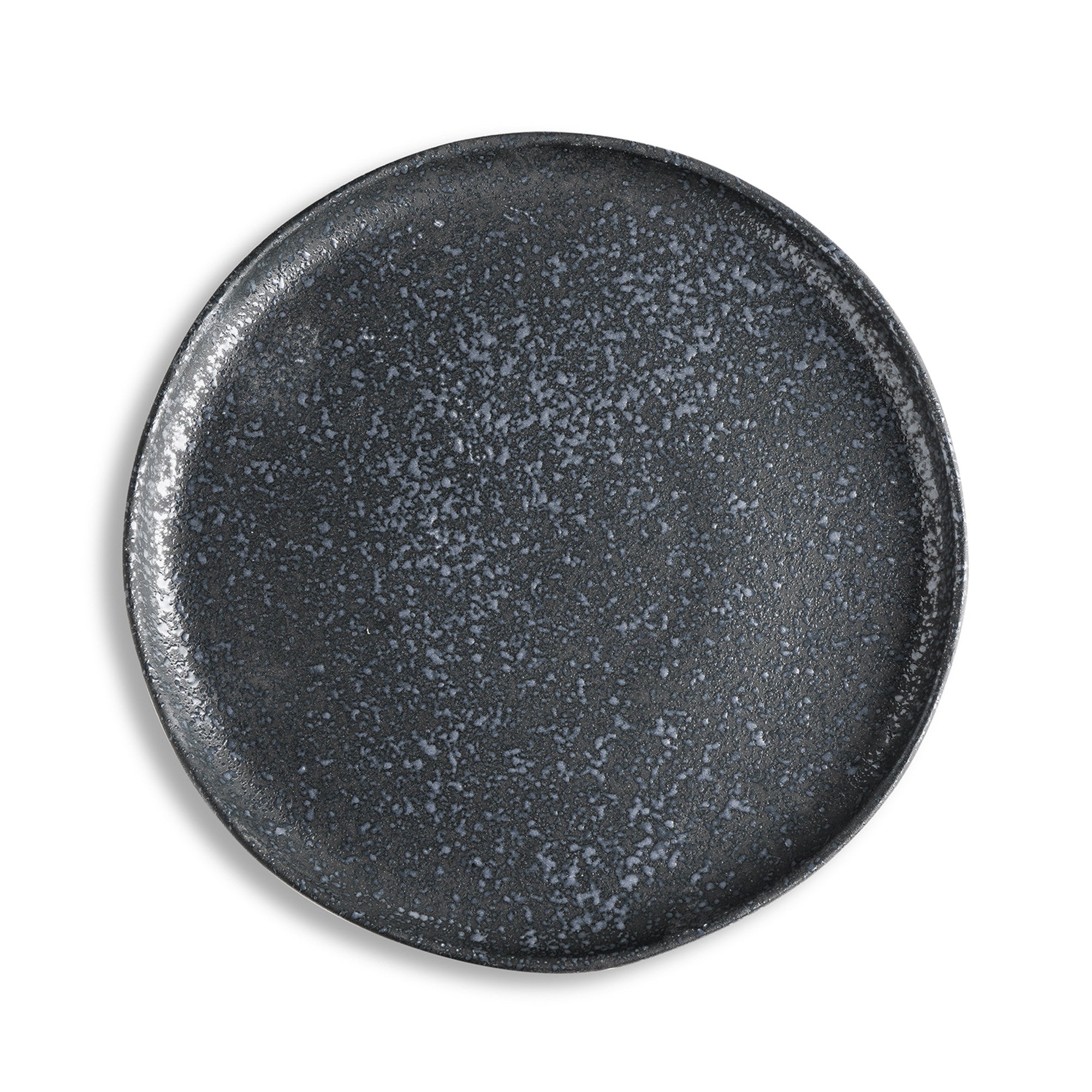 Tom Stoneware Salad Plate - Black & White Reflection Design - Perfect for Dinner Parties, Picnics & Everyday Use