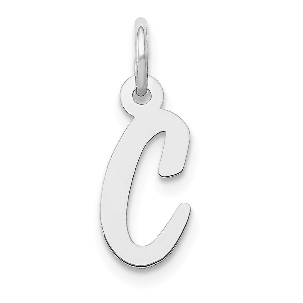 14K Gold Personalized Monogram Initial Charm Pendant Necklace - Custom Name Letter Jewelry for Women (White/Yellow Gold, Multiple Initial Options) | Perfect Gift for Birthday, Anniversary, Valentine's Day & Everyday Wear