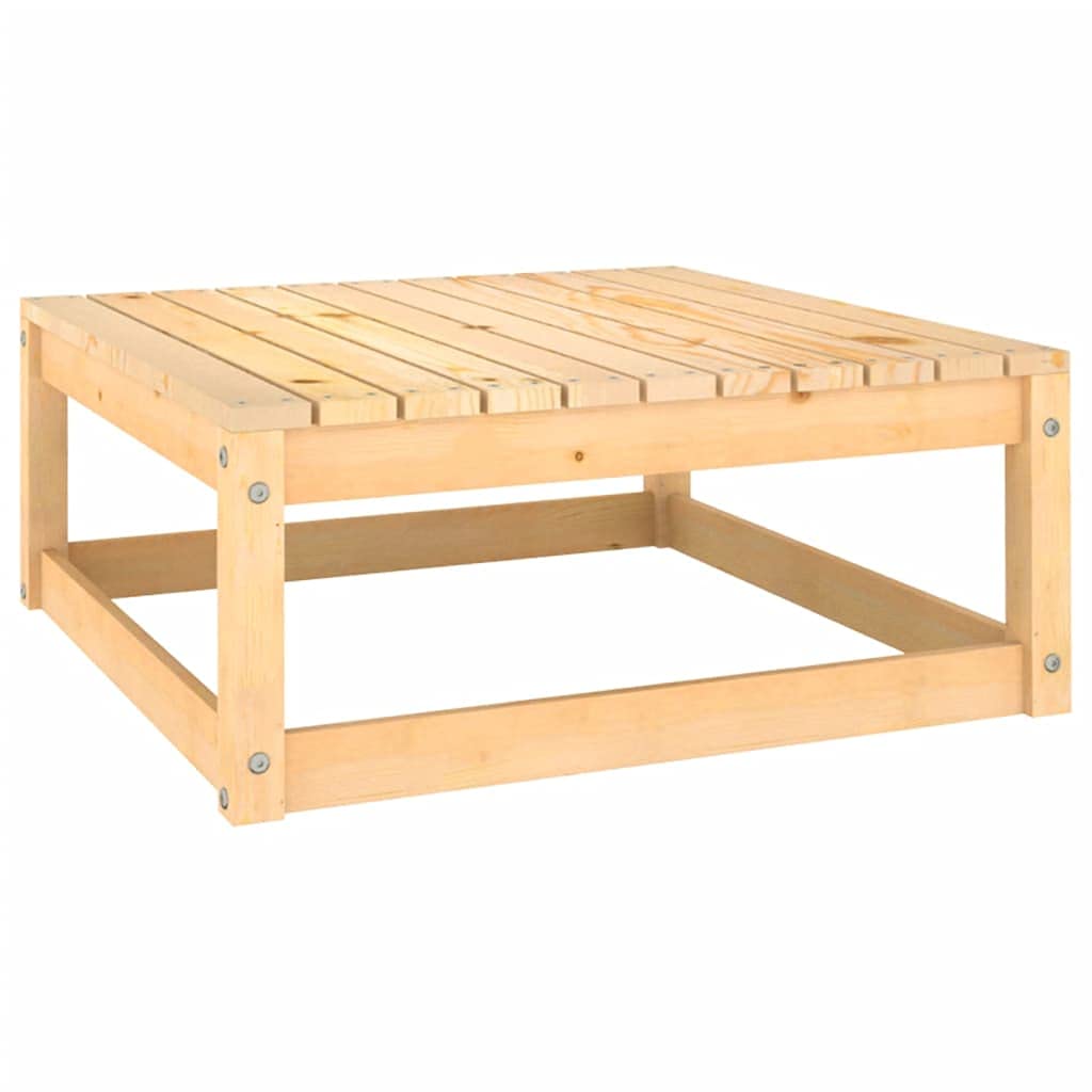 vidaXL 8-Piece Patio Lounge Set - Outdoor Garden Furniture with Sectional Sofa, Cushions & Coffee Table - Retro Style Solid Pine Wood - Perfect for Backyard, Poolside & Patio Relaxation