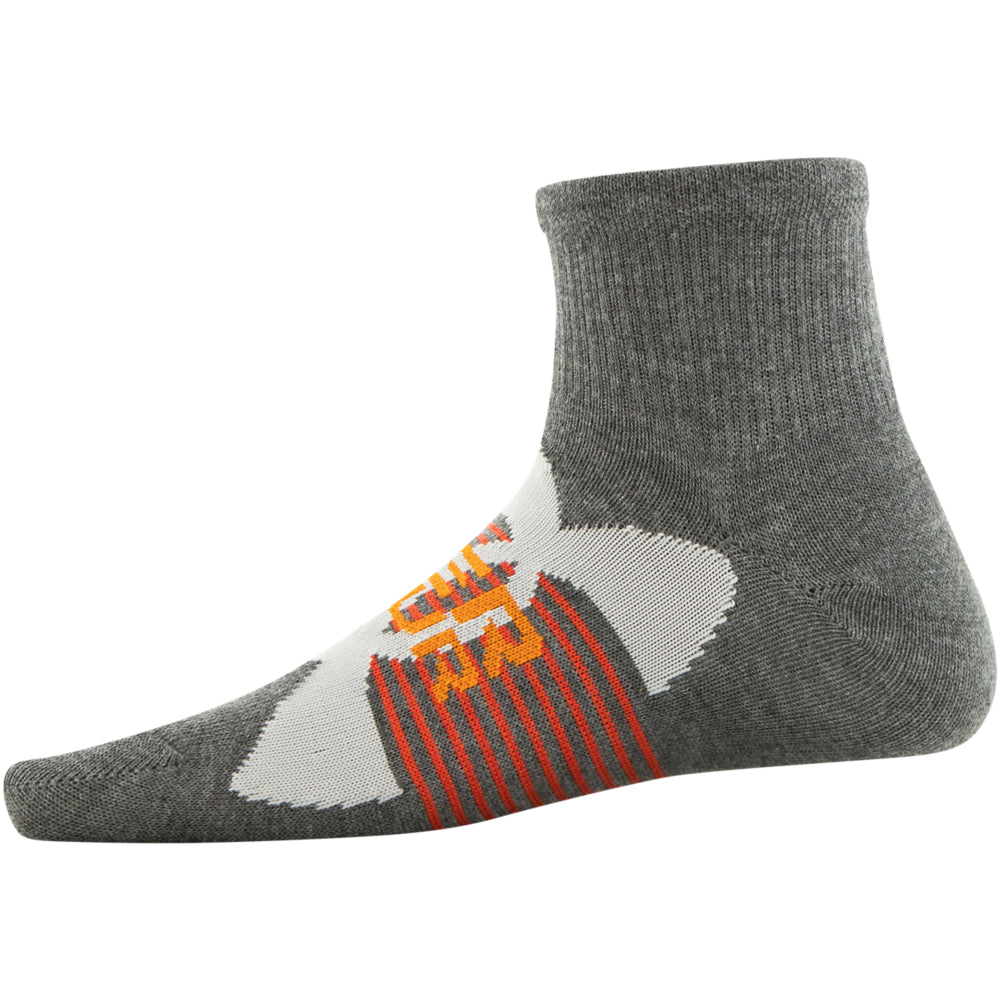 Under Armour Youth Essential Quarter Socks 6-Pack for Boys - Moisture-Wicking Athletic Socks for Running, Basketball & School Sports