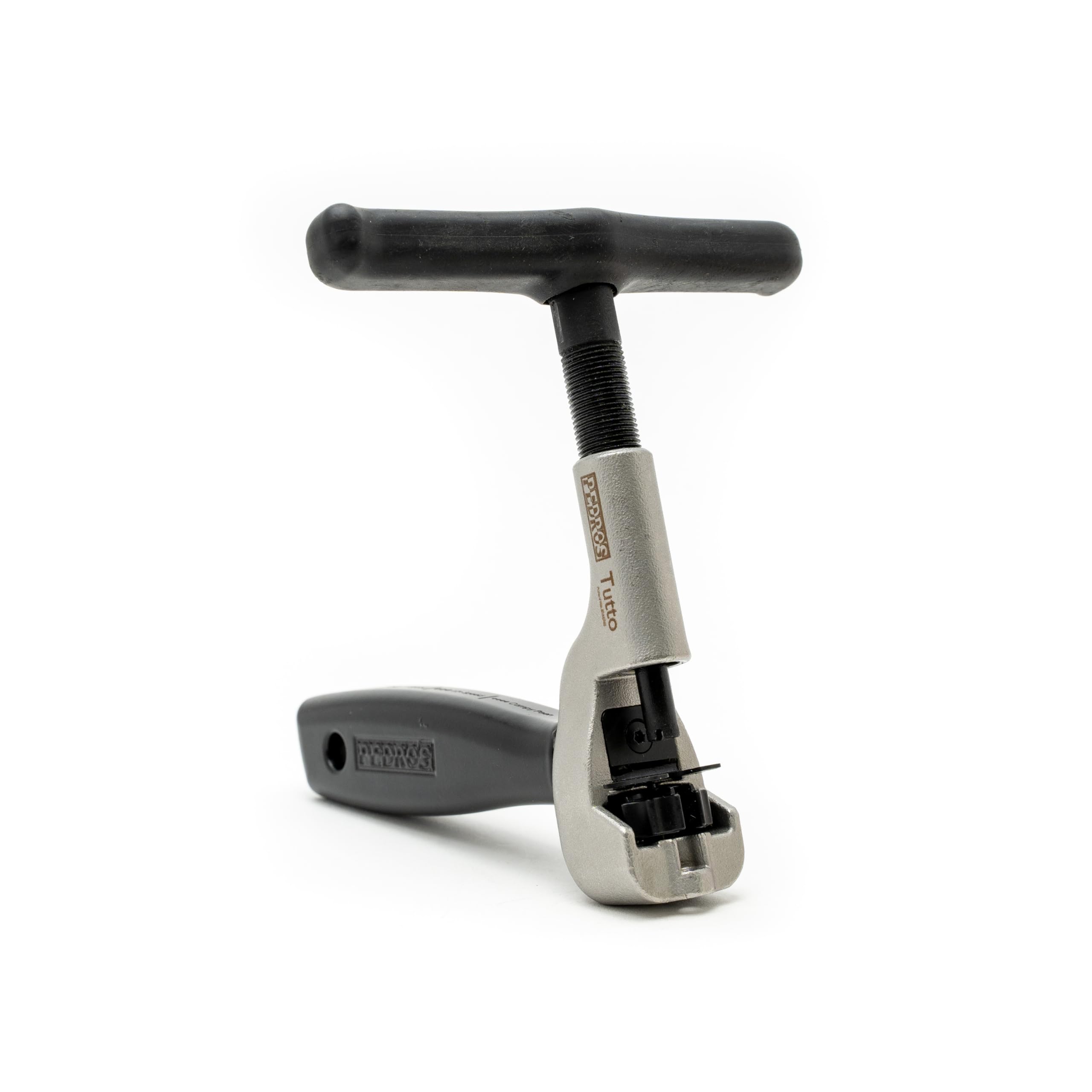 Pedro's Tutto Chain Tool II - Black/Silver - Universal Bike Chain Maintenance Tool for Road & Mountain Bikes - Perfect for Cyclists & DIY Repairs