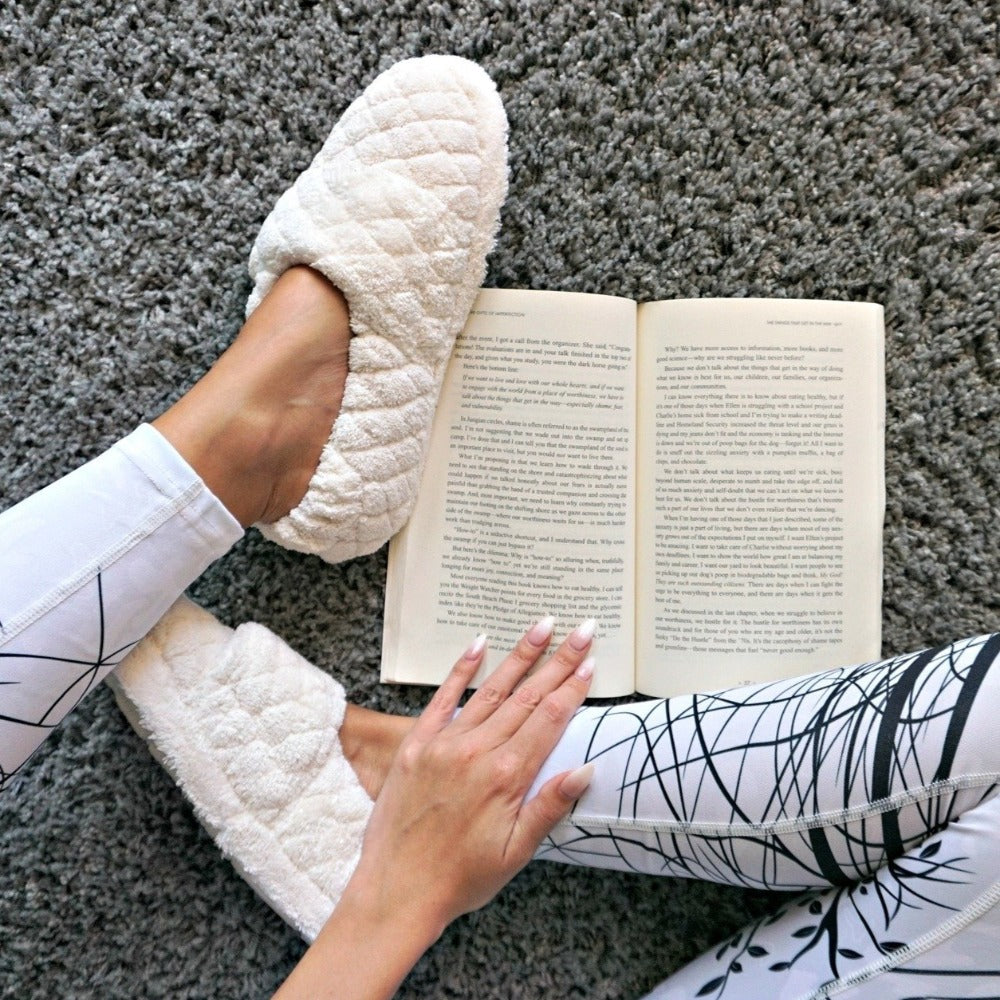Women's Spa Wrap Slippers with Cloud Cushion® - Ultra Soft House Slippers for Relaxation, Bathroom & Lounge Comfort - Perfect for Home, Spa & Self-Care Moments