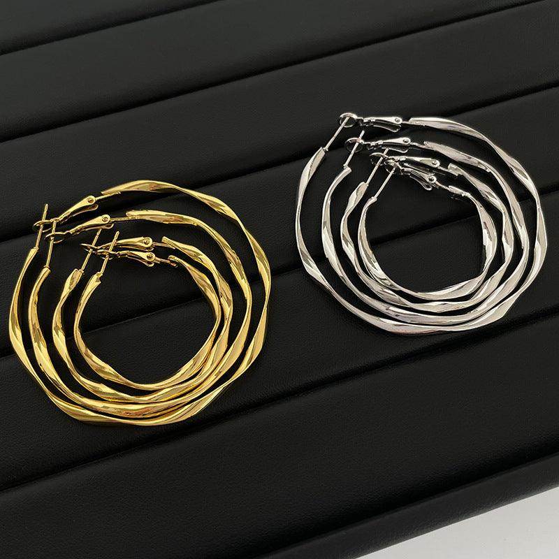 Stylish Mobius Hoop Earrings - 925 Sterling Silver Minimalist Dangle Earrings for Women | Perfect for Everyday Wear, Office & Date Night