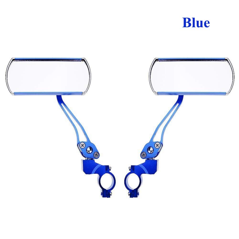Coherny Bike Mirrors for Handlebars - 360° Rotating Rear View Safety Mirror for Cycling (1 Pair) | Durable & Flexible Bicycle Accessories for Road, Mountain & Commuter Bikes