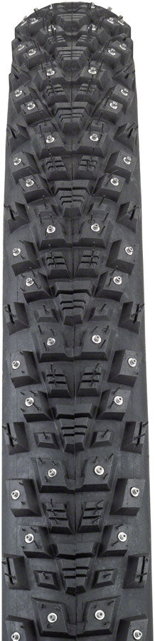 45NRTH Kahva Winter Bike Tire 29x2.25 Tubeless Folding Black 60TPI with 252 Concave Carbide Studs - Perfect for Snow and Ice Cycling, Mountain Biking in Cold Conditions