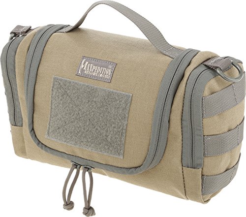 Maxpedition Gear Aftermath Compact Toiletries Bag - Water-Resistant Travel Organizer for Men & Women - Perfect for Camping, Hiking, Gym & Business Trips