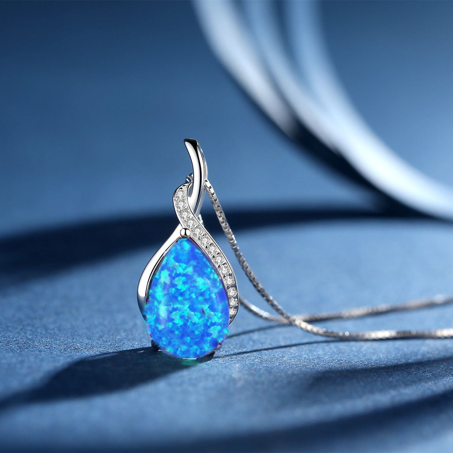 925 Sterling Silver Birthstone Pendant Necklace for Women | Personalized Zodiac Jewelry Gift | Perfect for Birthdays, Anniversaries & Special Occasions