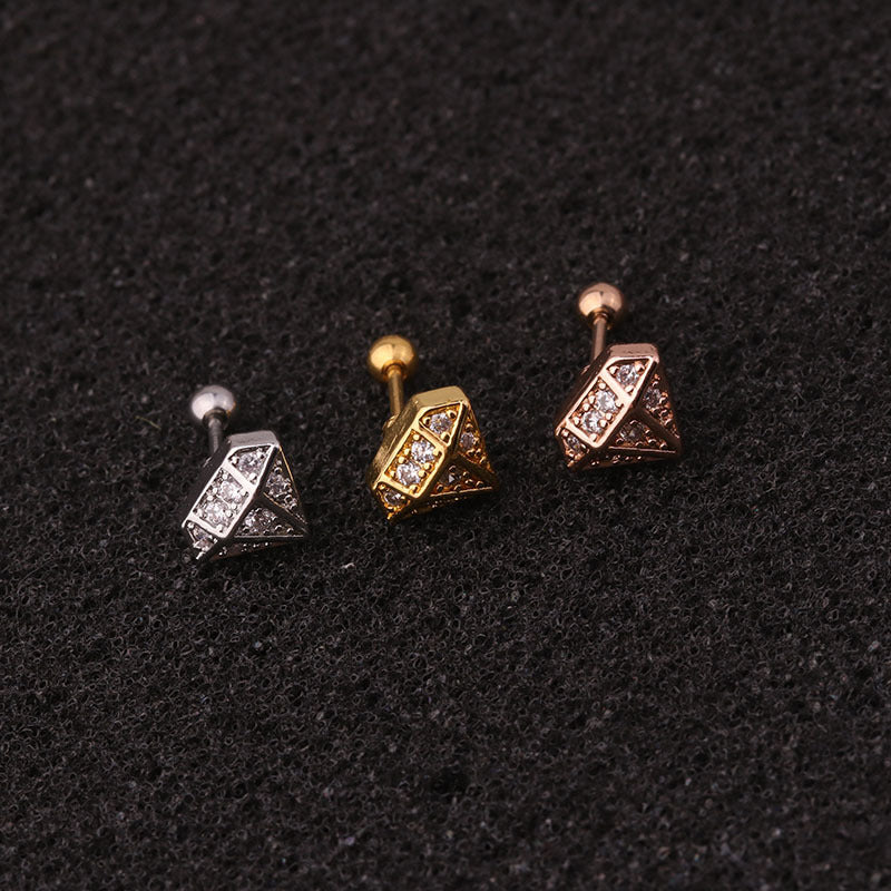 20G Surgical Steel Bunny Stud Helix Earrings for Cartilage Piercing | Hypoallergenic Body Jewelry for Women & Men | Perfect for Everyday Wear, Parties & Gifts