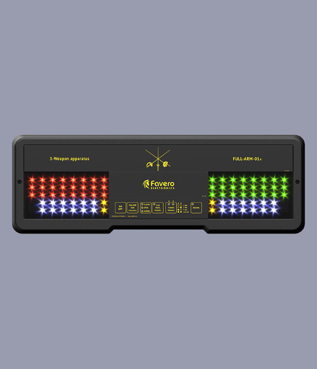 Favero FULL ARM 01/W Electronic Scoring Box - Professional Fencing Equipment for Tournaments & Training | Perfect for Foil, Epee, and Saber Fencing Competitions