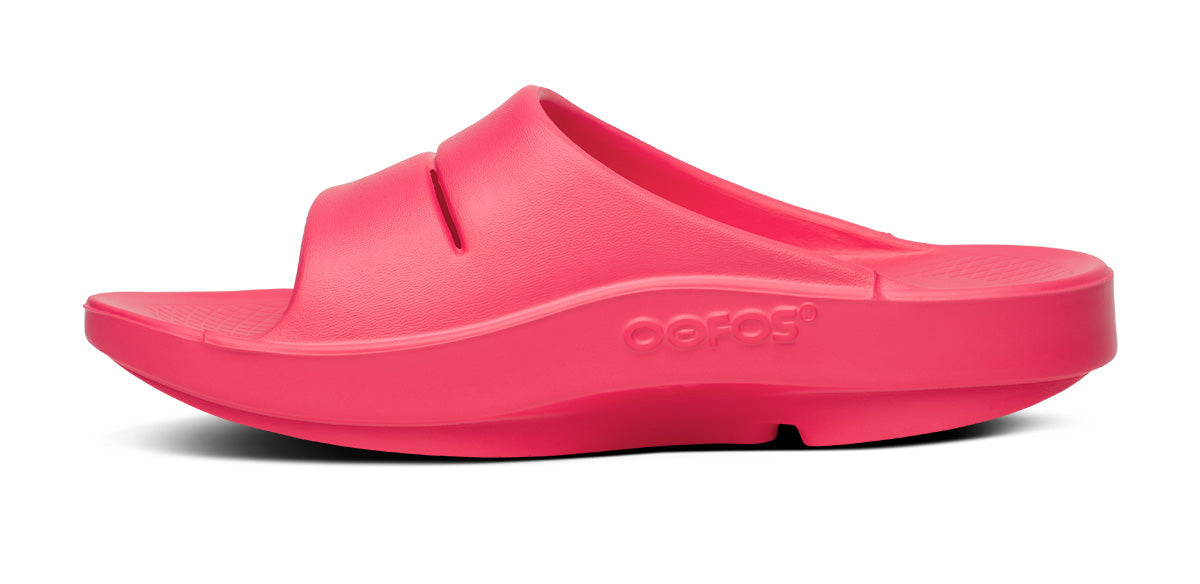 Women's OOahh Comfort Slide Sandals - Neon Berry Color | Lightweight & Cushioned for Beach, Pool, and Casual Wear