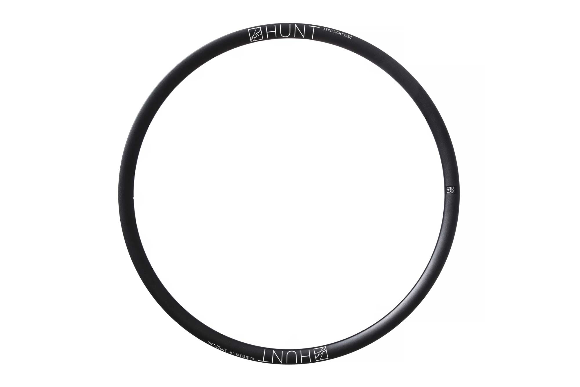 HUNT Aero Light Disc V2 Rim - Lightweight Front Bike Wheel for Road & Gravel Cycling | Perfect for Speed Performance & Racing Scenarios