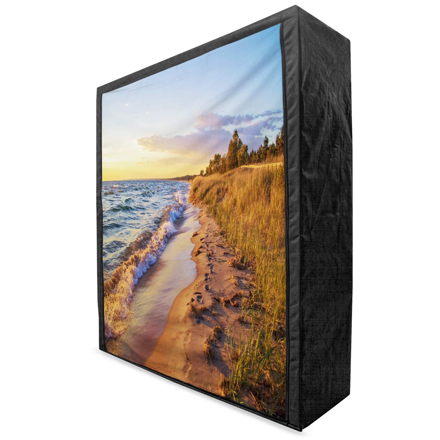 Ambesonne Coastal Portable Fabric Wardrobe - 59