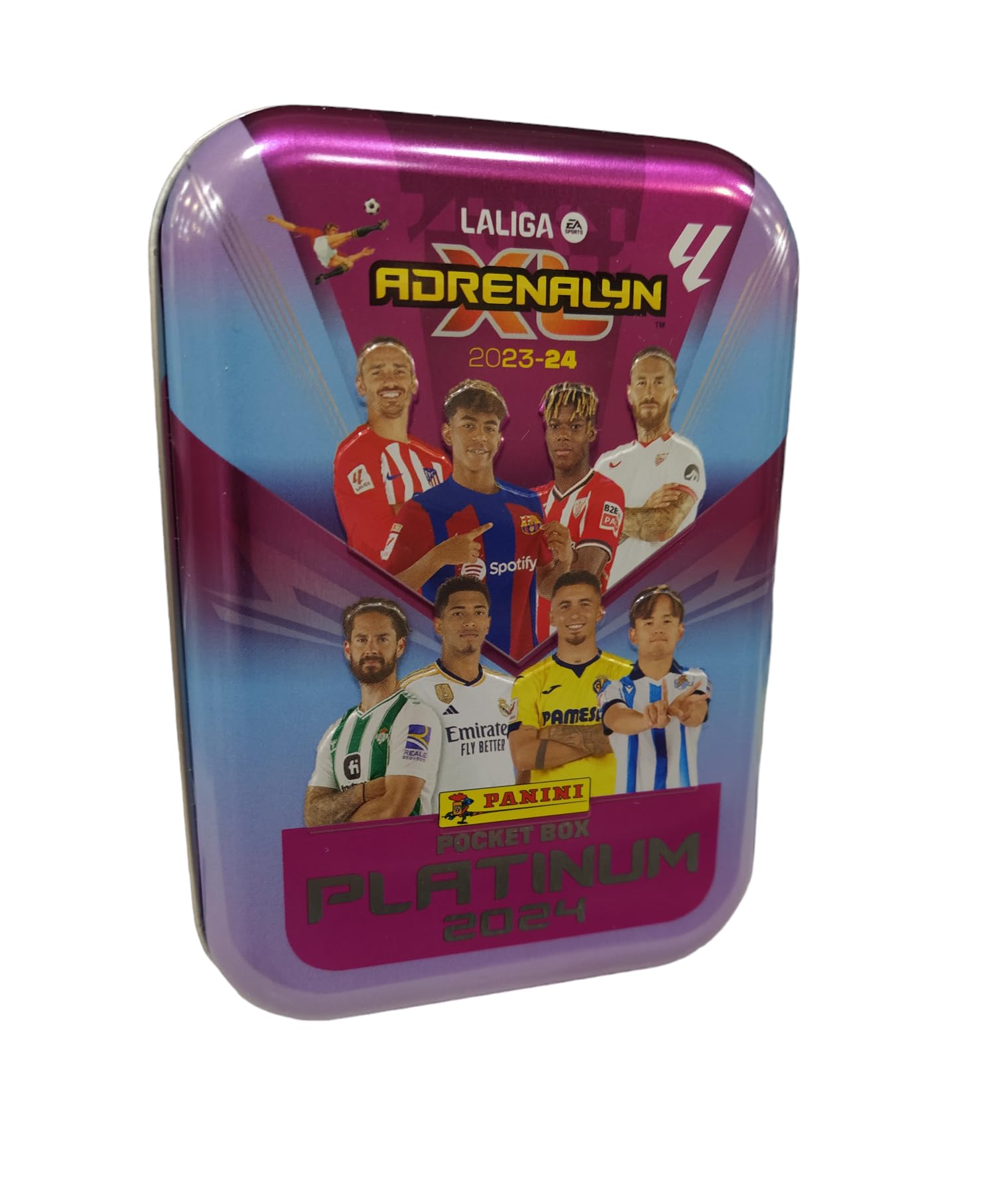 Panini Adrenalyn XL 2024 Trading Cards - Pocket Box Platinum Edition | Collectible Football Cards for Kids & Adults | Perfect for Trading, Gifts, and Game Nights