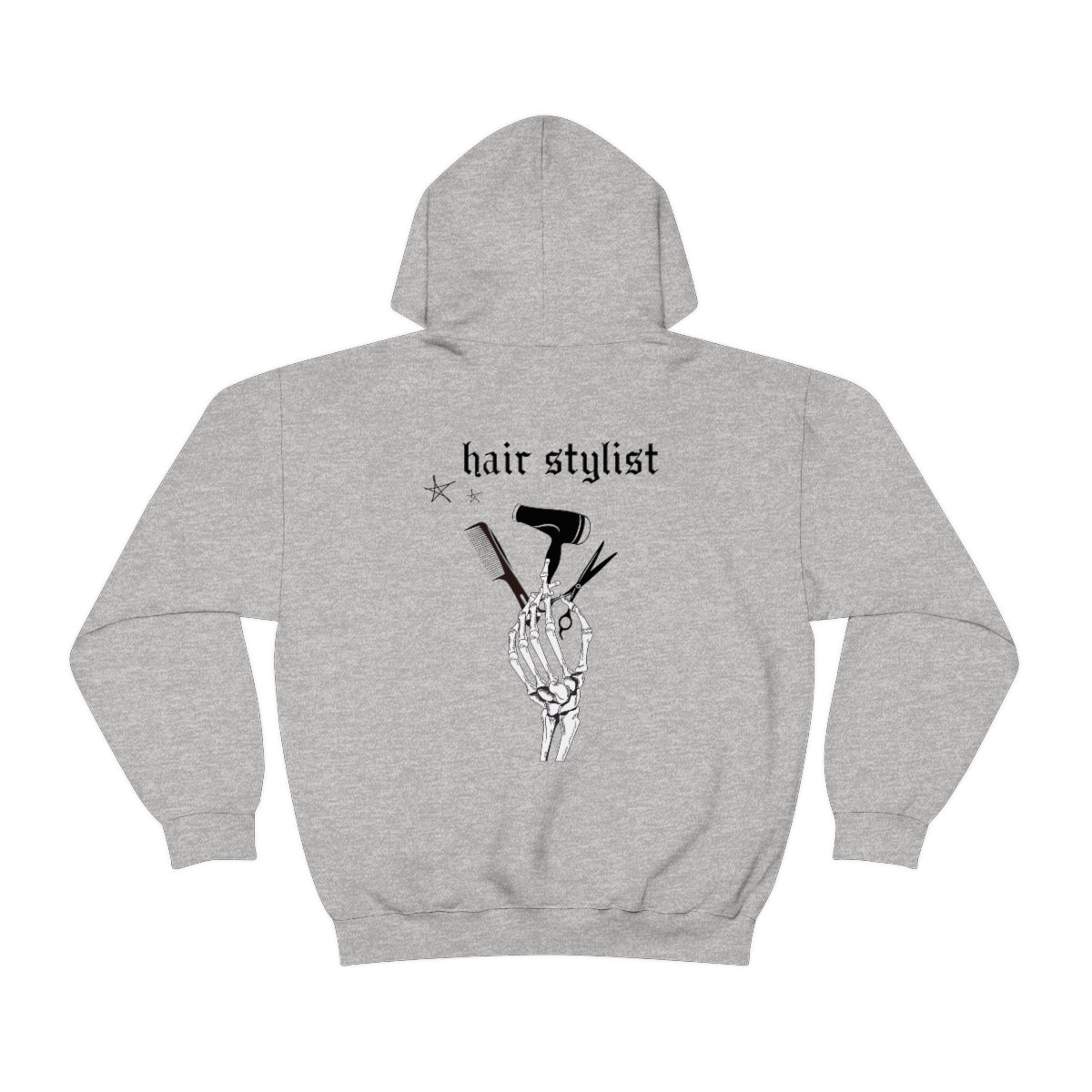Stylish Hair Stylist Hoodie - Spooky Sweater for Hairdressers - Perfect Gift for Bridal Stylists & Trendy Hairdressers - Great for Salon Work, Halloween & Casual Wear