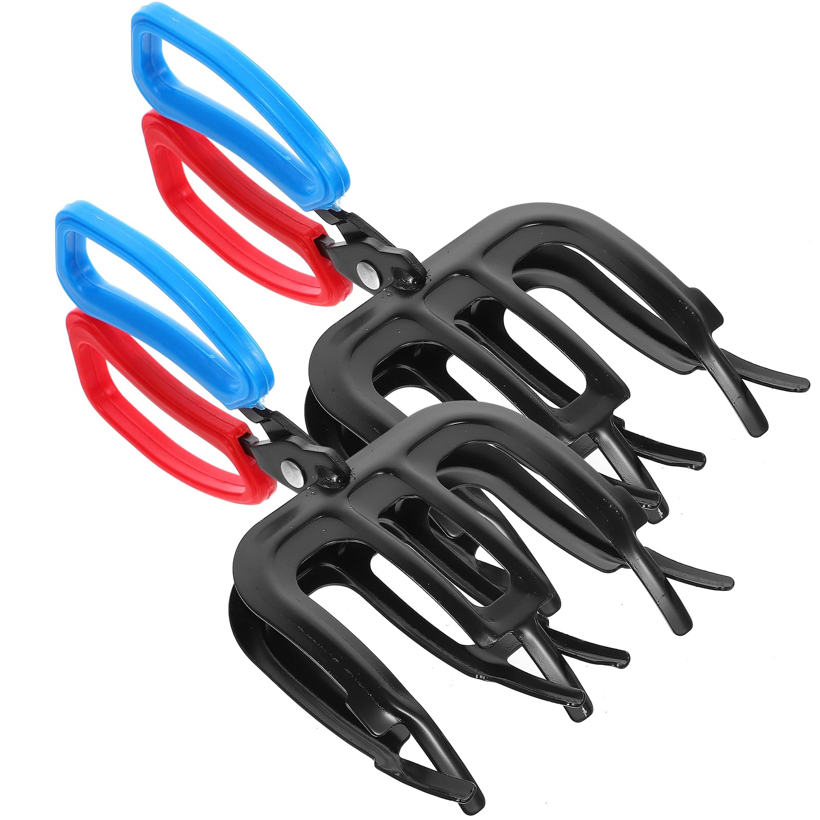 Happyyami 2-Pack Fish Gripper Pliers - 3-Claw Stainless Steel Fishing Tool with Non-Slip Handle for Bass, Trout & Saltwater Fishing - Essential Fishing Gear for Catch Control & Release (Perfect for Boat, Kayak & Shore Fishing)