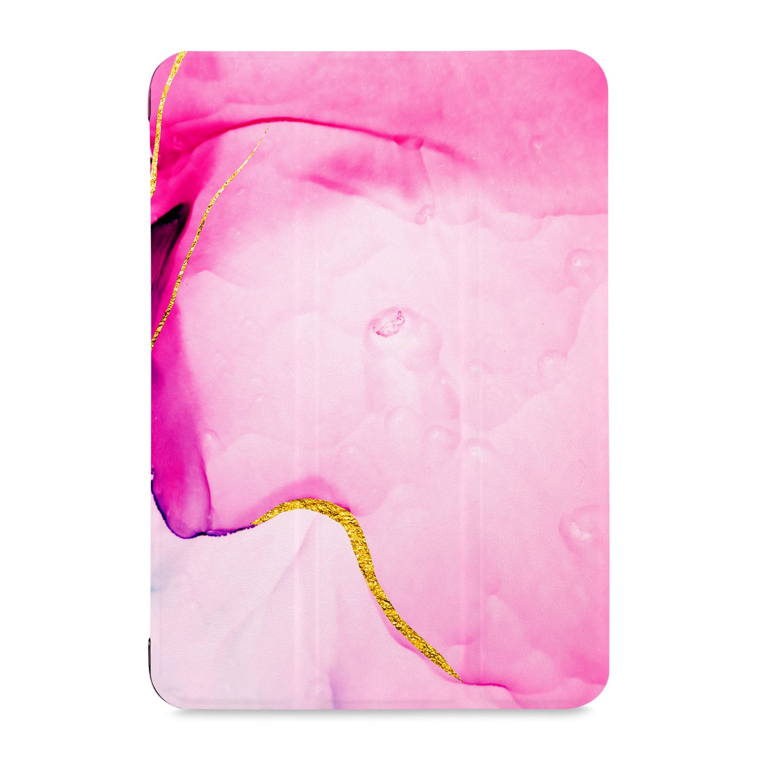 Samsung Tablet Case Marble Gold - Premium Protective Cover for Samsung Galaxy Tab A/S6/S7/S8 - Slim Fit with Auto Sleep/Wake - Perfect for Work, Travel & School