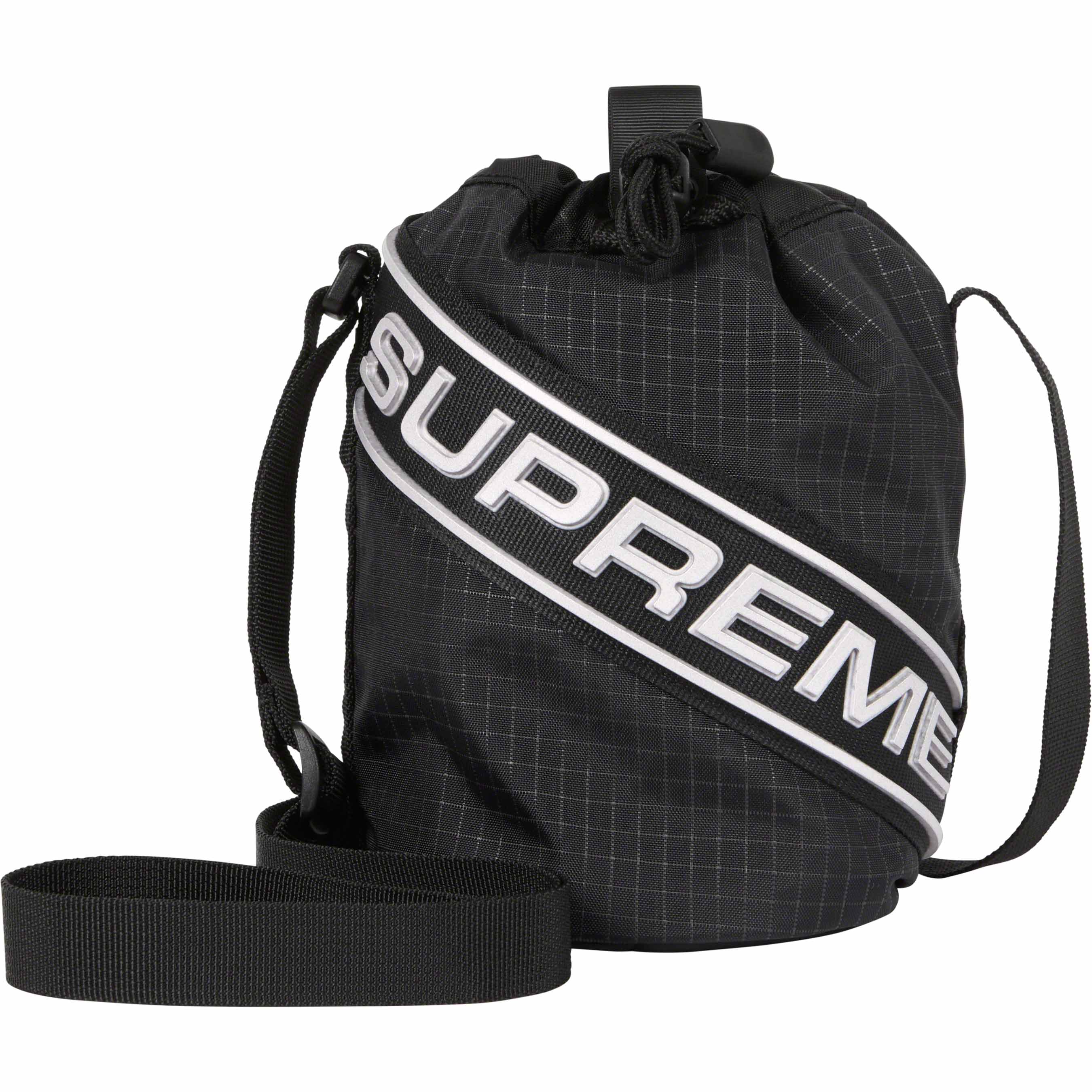 Supreme 55th Pouch Bag - Waterproof & Durable Black Crossbody Bag for Men & Women | Perfect for Travel, Gym & Everyday Use