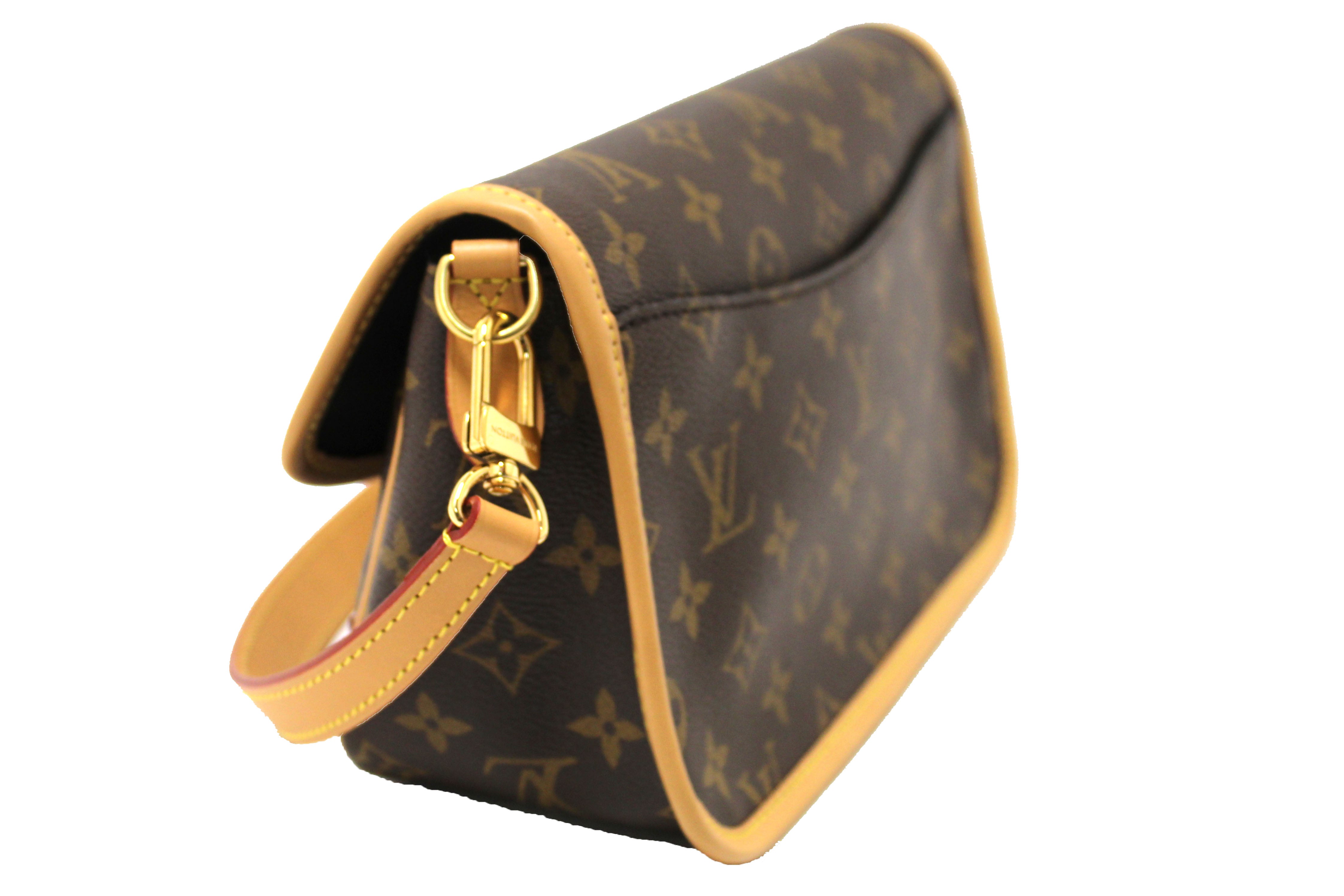 Authentic Louis Vuitton Classic Monogram Diana Shoulder Bag for Women | Luxury Designer Crossbody Purse | Perfect for Date Night, Office & Travel Accessories