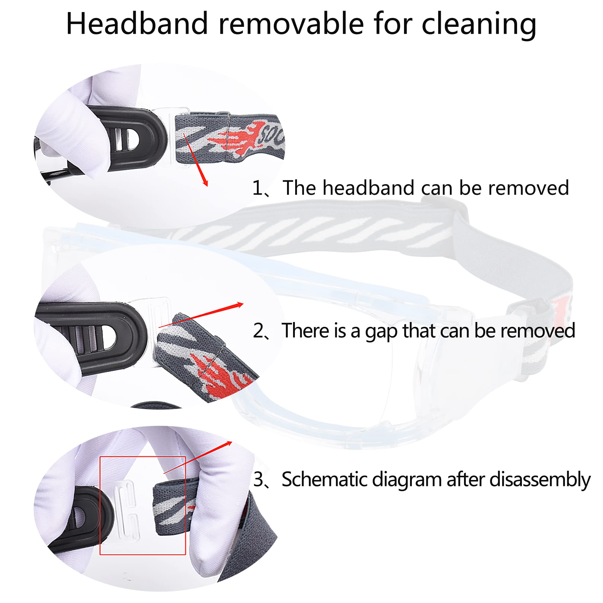 Men's Anti-Fog Sports Goggles - Protective Basketball Eyewear for Running, Cycling & Outdoor Activities
