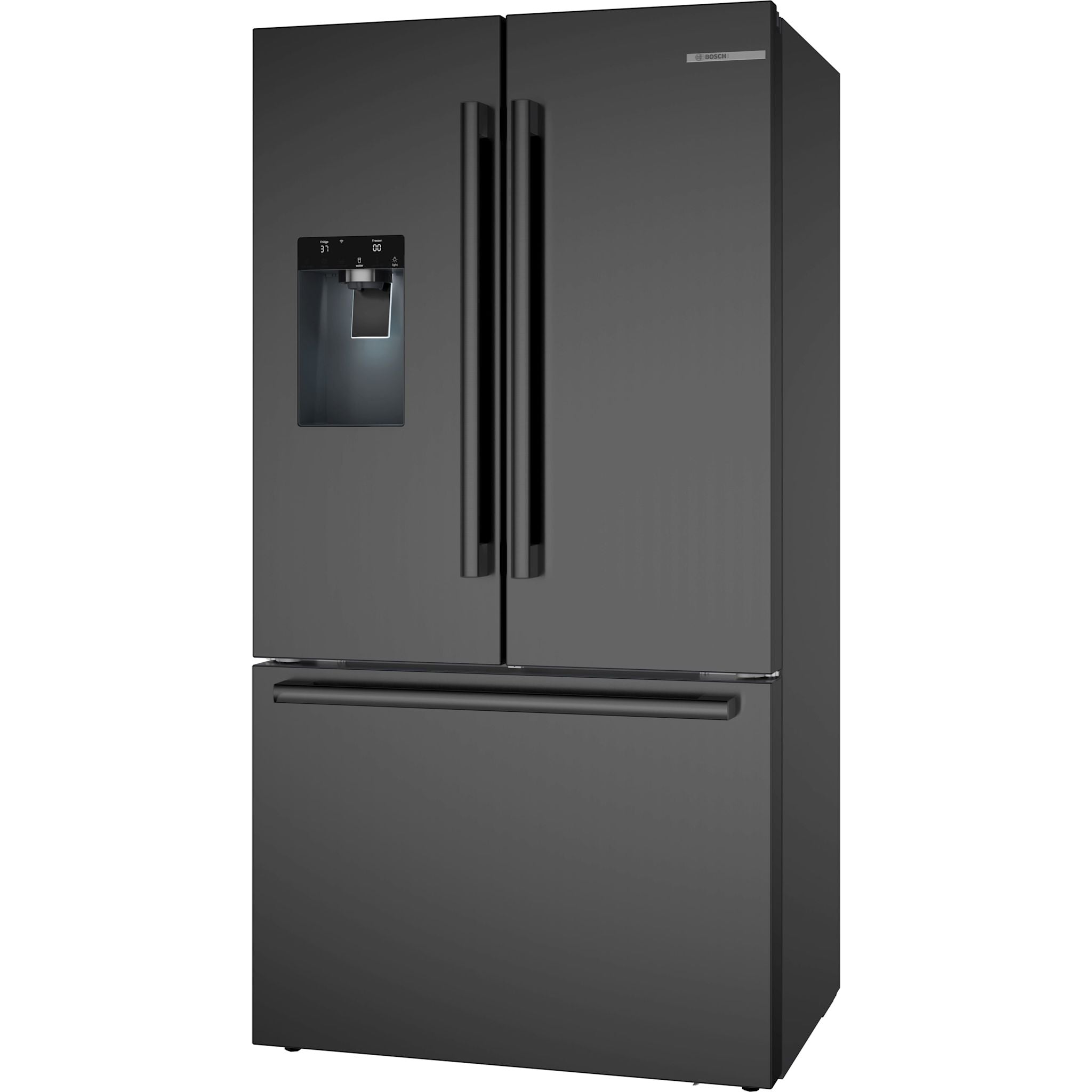 Bosch B36CD52SNB 36 Inch French Door Refrigerator with Stainless Steel Finish - Perfect for Modern Kitchens and Open Floor Plans