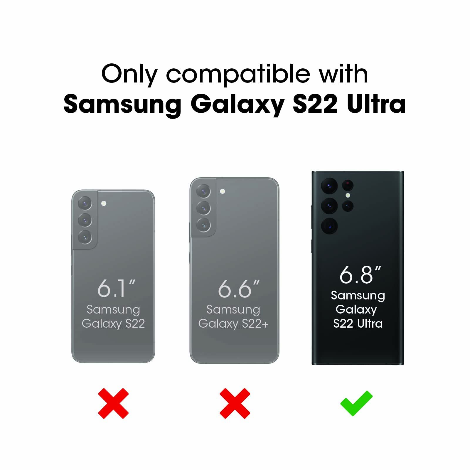 OtterBox Galaxy S22 Ultra Prefix Series Case - Clear Ultra Thin Protective Cover | Shockproof, Wireless Charging Compatible, Raised Edges for Camera & Screen Protection | Perfect for Everyday Use, Travel & Outdoor Activities
