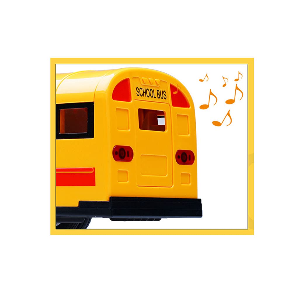 2.4G Remote Control School Bus Toy - Realistic Simulation Model with 45-Degree Climbing, Opening Doors, Front/Rear Lights & Sound Effects | Perfect Gift for Kids, Boys | Great for Pretend Play, School Transportation Roleplay & Collectible Display