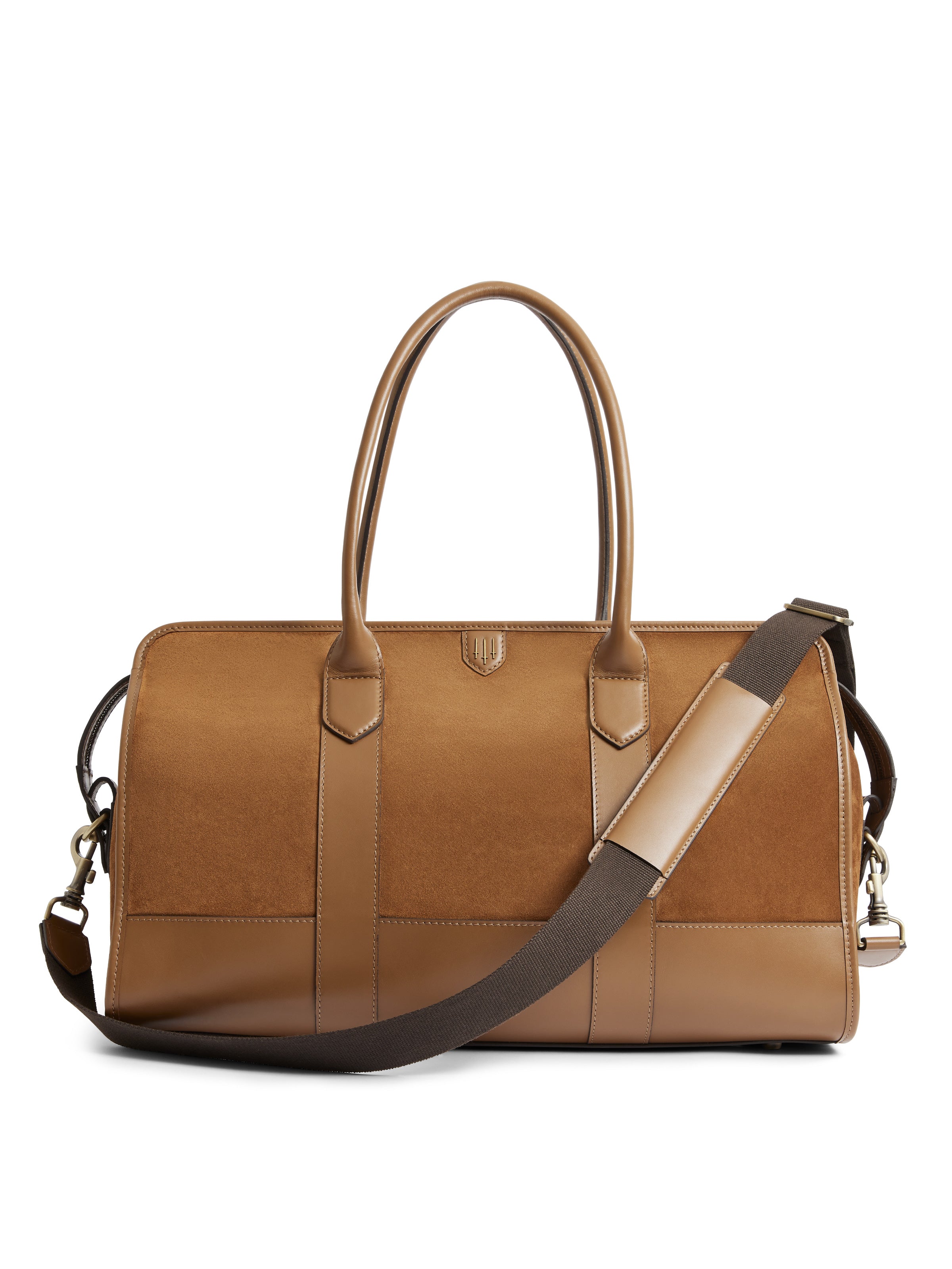 Premium Hampstead Leather Holdall Travel Duffle Bag in Tan - Perfect for Gym, Weekend Getaways & Business Trips