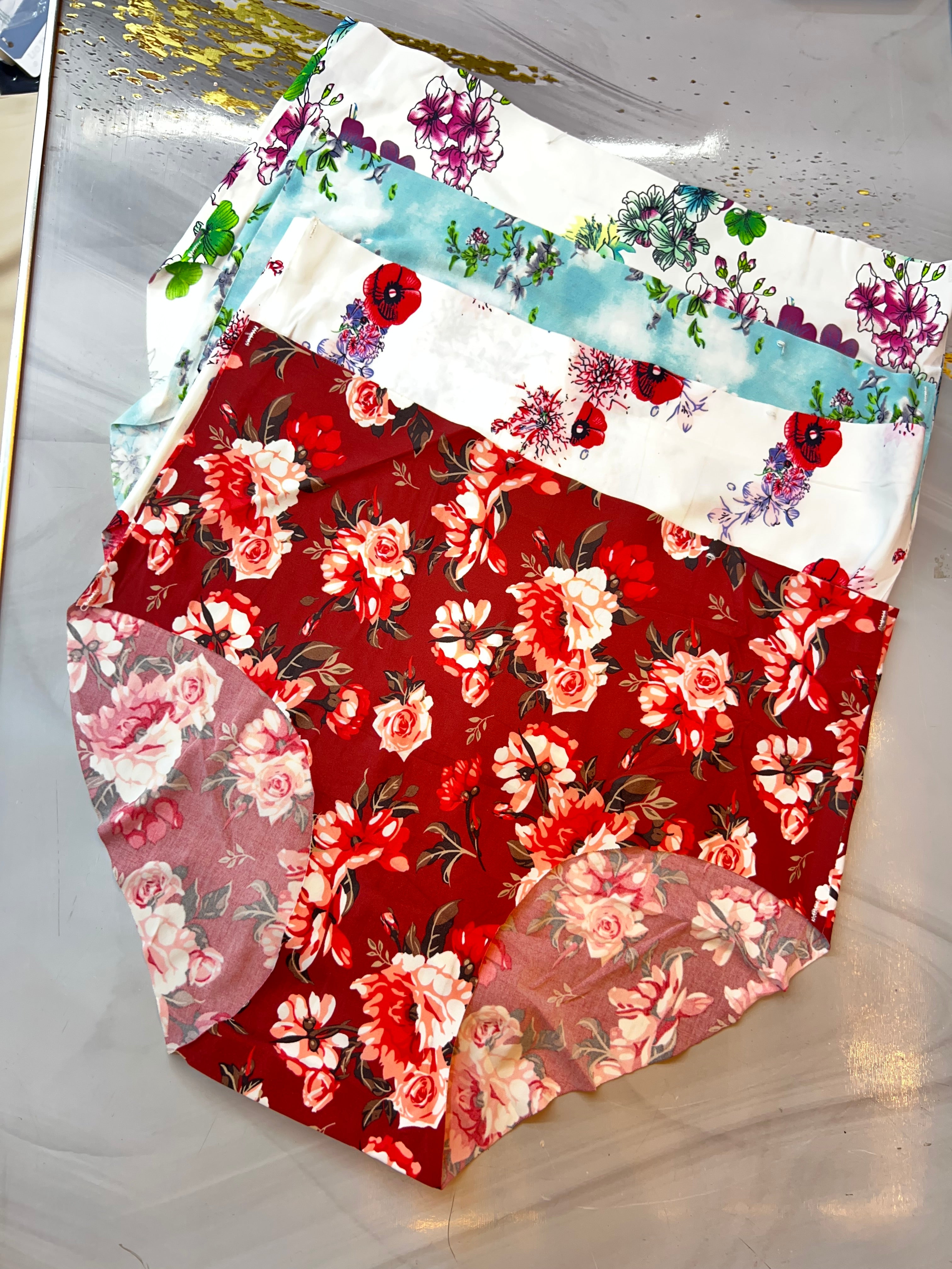Floral Print Seamless Set - Women's Matching Loungewear & Sleepwear - Perfect for Yoga, Relaxing at Home, and Casual Outings