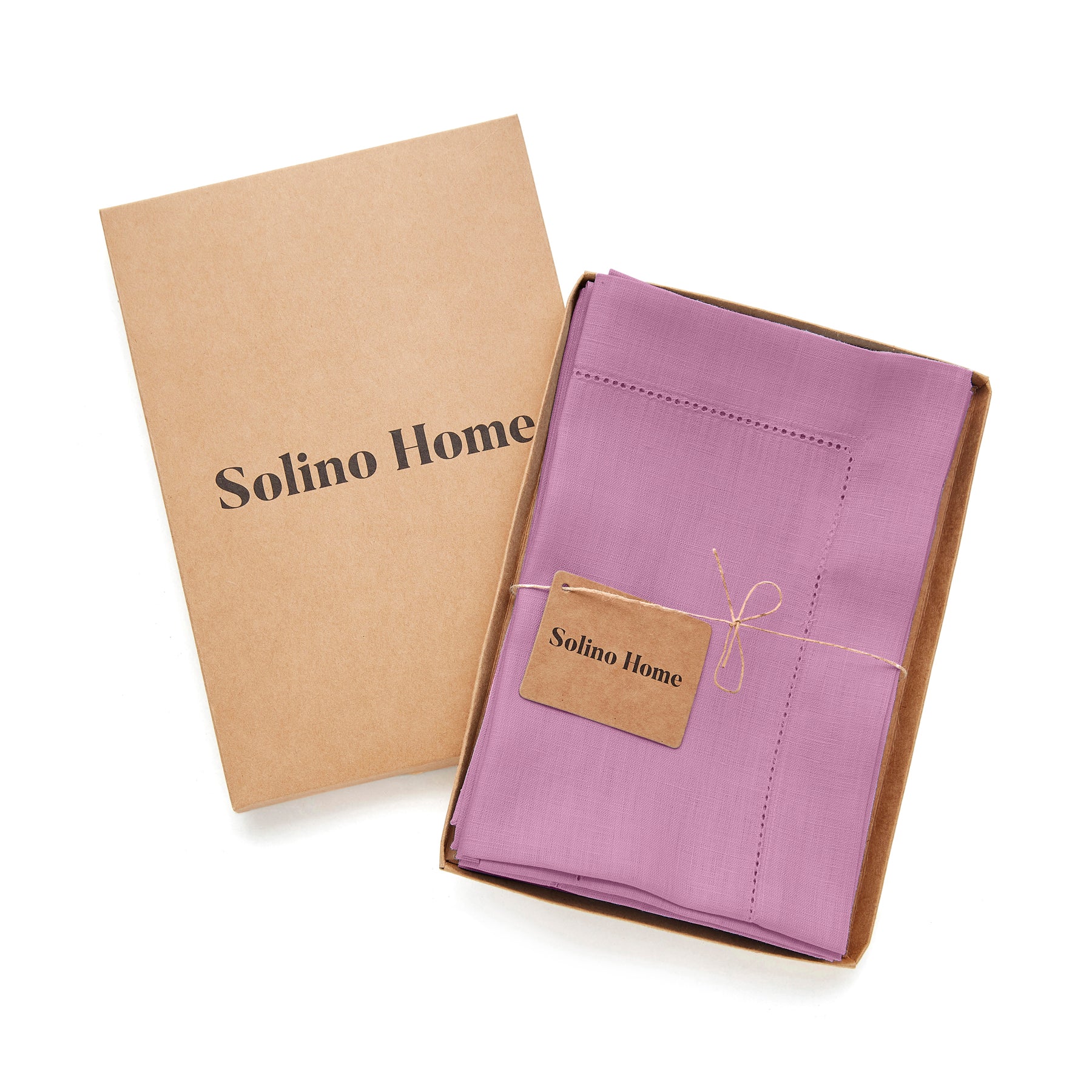 Premium Classic Hemstitch Napkins - 100% Cotton Linen Dinner Napkins for Formal Dining, Weddings & Special Occasions
