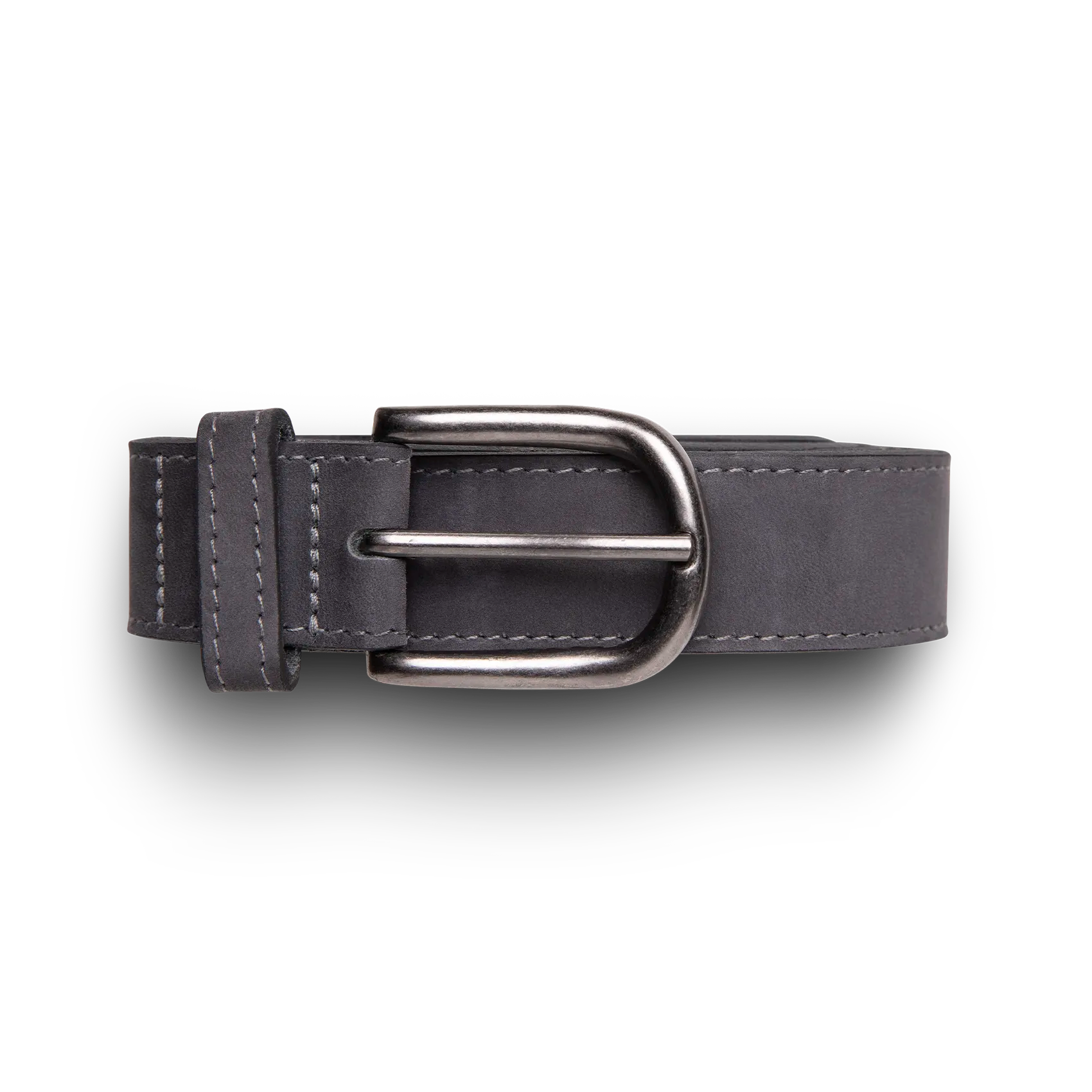Premium Full Grain Leather Belt 30mm - Charcoal Black for Men | Durable & Stylish Casual & Formal Wear | Perfect for Office, Business, and Everyday Outfits