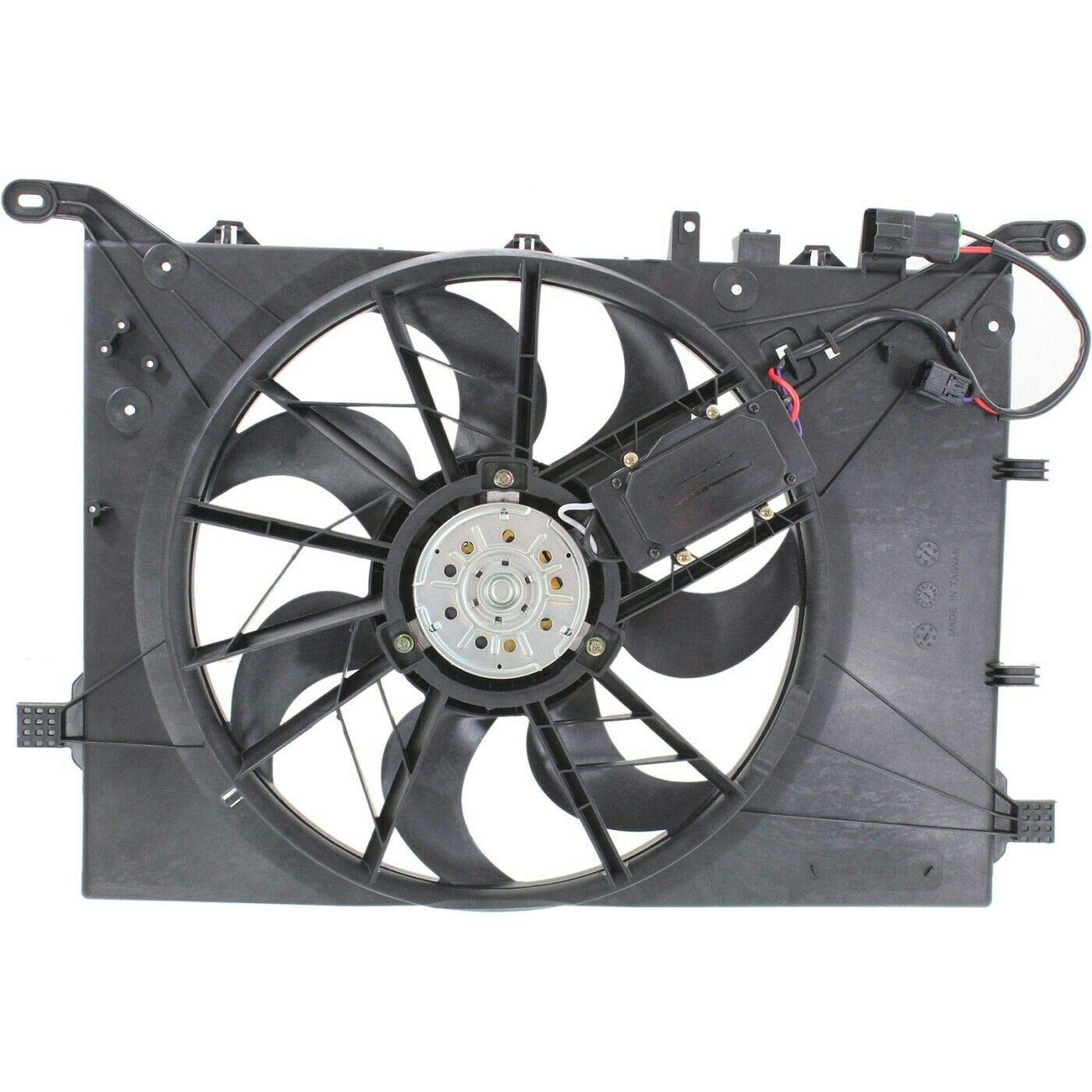 ZZXIA Radiator Fan Cooling Assembly Compatible with 10017178 306805474 VO3115109 621272 - Perfect for Car Engine Cooling & Overheating Prevention