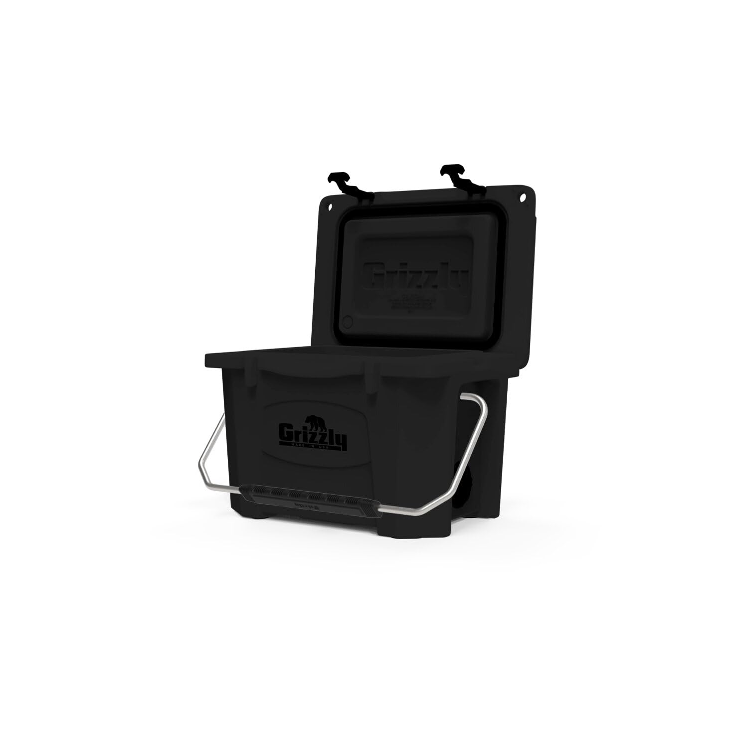 Grizzly 20 Quart Cooler - Durable Rotomolded Insulated Ice Chest for Camping, Fishing, Hunting & Outdoor Adventures | Made in USA | Lifetime Warranty | Beach, Boat & Tailgating Essential | G20 Cooler