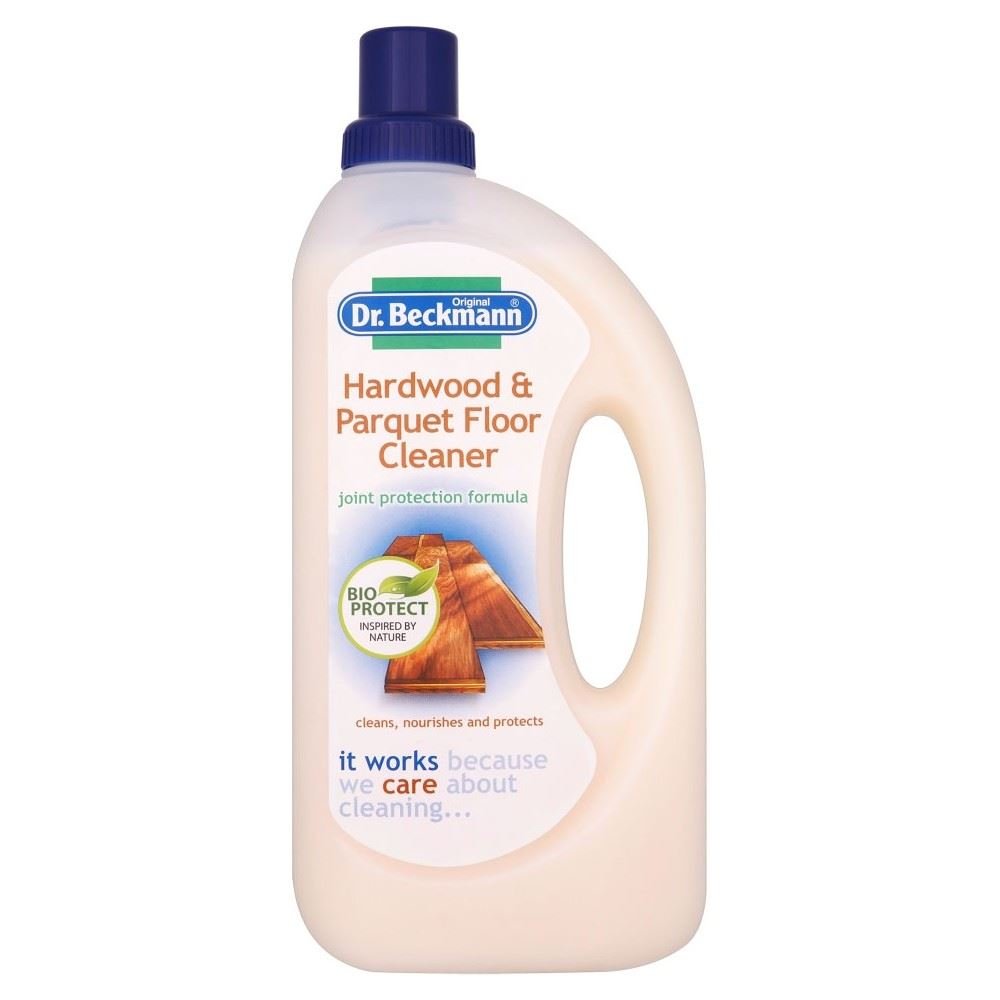 Dr. Beckmann Hardwood & Parquet Floor Cleaner - Gentle pH Neutral Formula for Wood Floors (1L, Pack of 2) - Perfect for Cleaning, Protecting & Restoring Shine to Hardwood Floors in Homes & Offices
