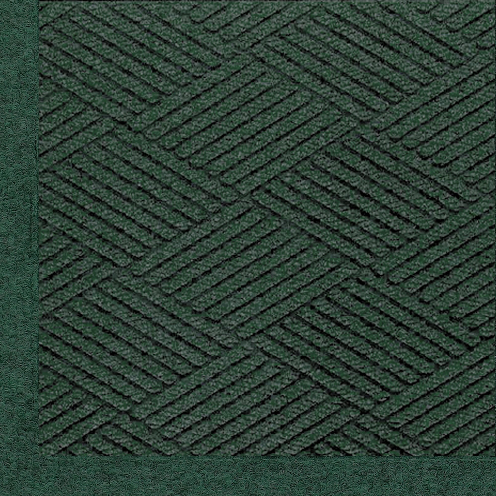 Premium M+A Matting 2297 Waterhog Eco Premier Fashion PET Polyester Fiber Indoor/Outdoor Doormat - Non-Slip SBR Rubber Backing, 12.2' x 3' x 3/8