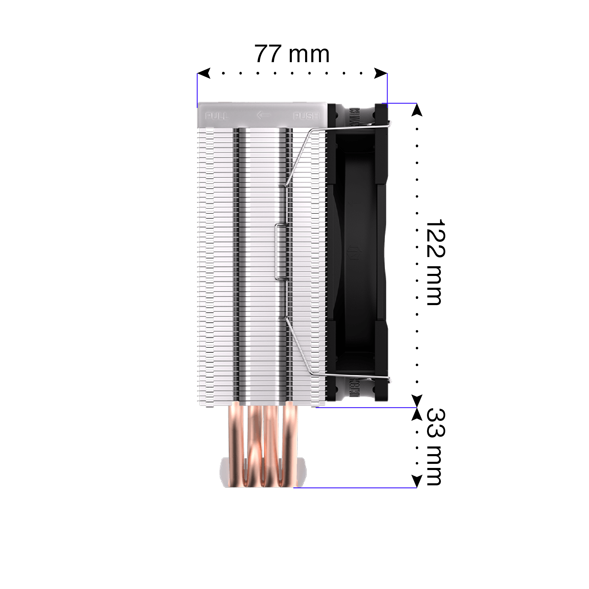 Endorfy Fera 5 ARGB CPU Air Cooler - High Performance Cooling for Intel/AMD Processors - Perfect for Gaming PCs & Workstations (EY3A007)