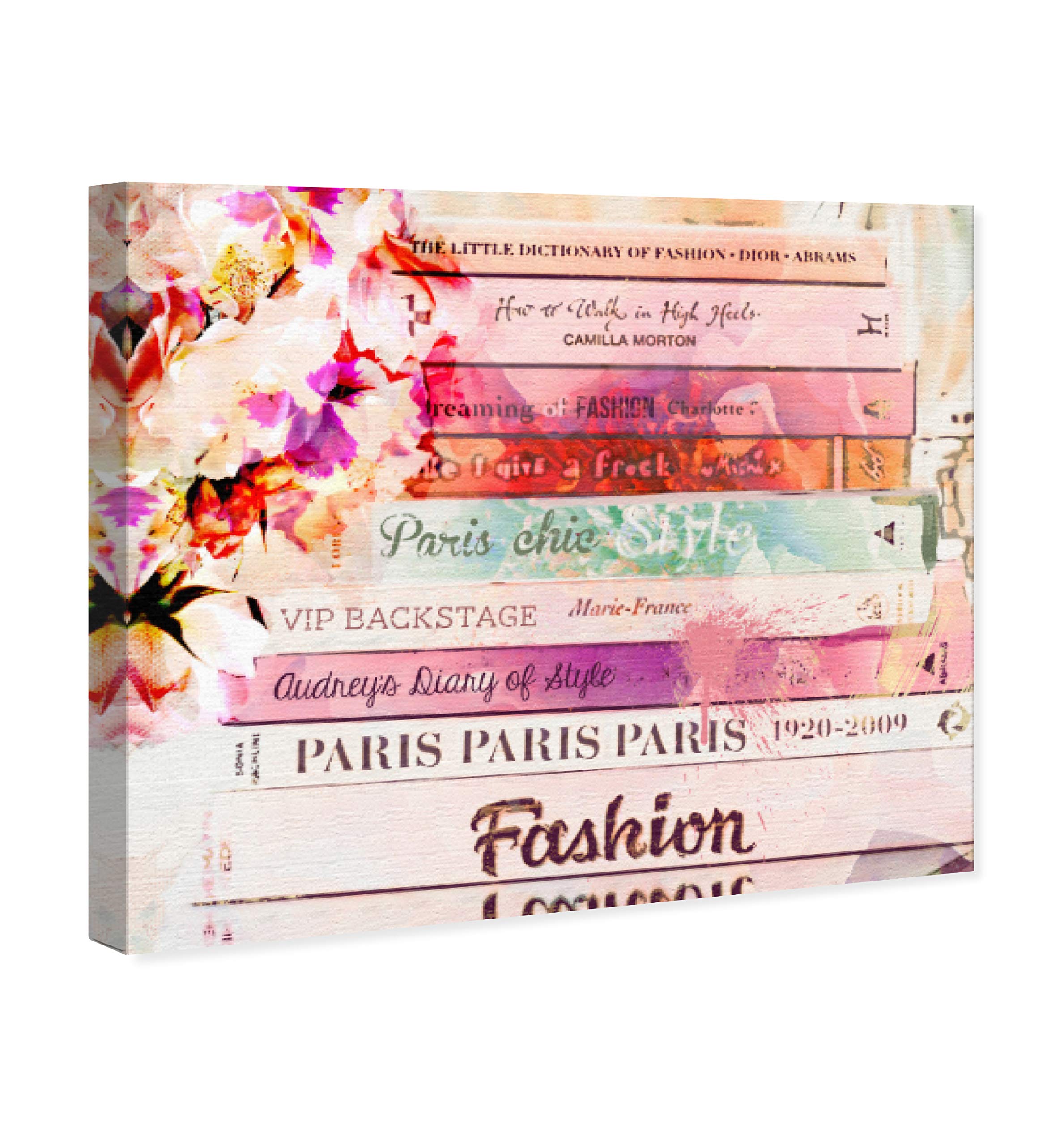 Oliver Gal Artist Co. Spring Romantic Books Wall Art Canvas Prints - Fashion & Glam Home Décor for Living Room, Bedroom & Office Decorations