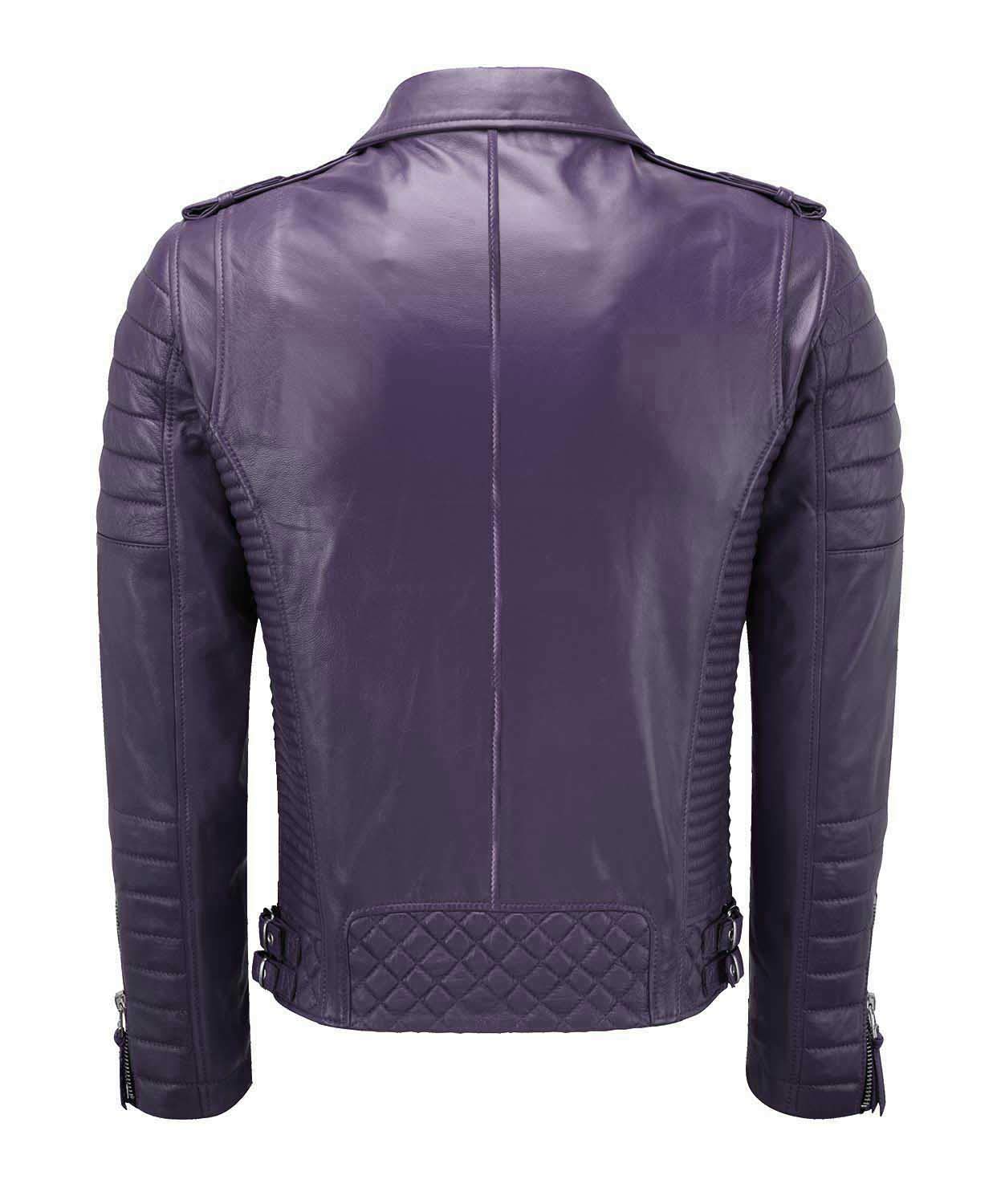 Genuine Lambskin Leather Jacket for Men - Motorcycle Biker Jacket BN 102 | Premium Men's Fashion Outerwear for Riding & Casual Wear